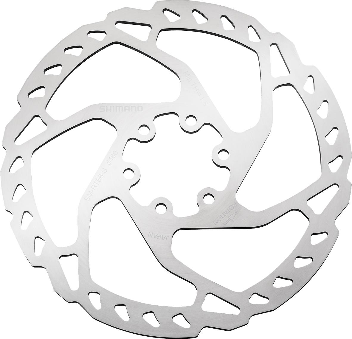 Click to view product details and reviews for Shimano Rt66 Disc Brake Rotor 6 Bolt Silver.