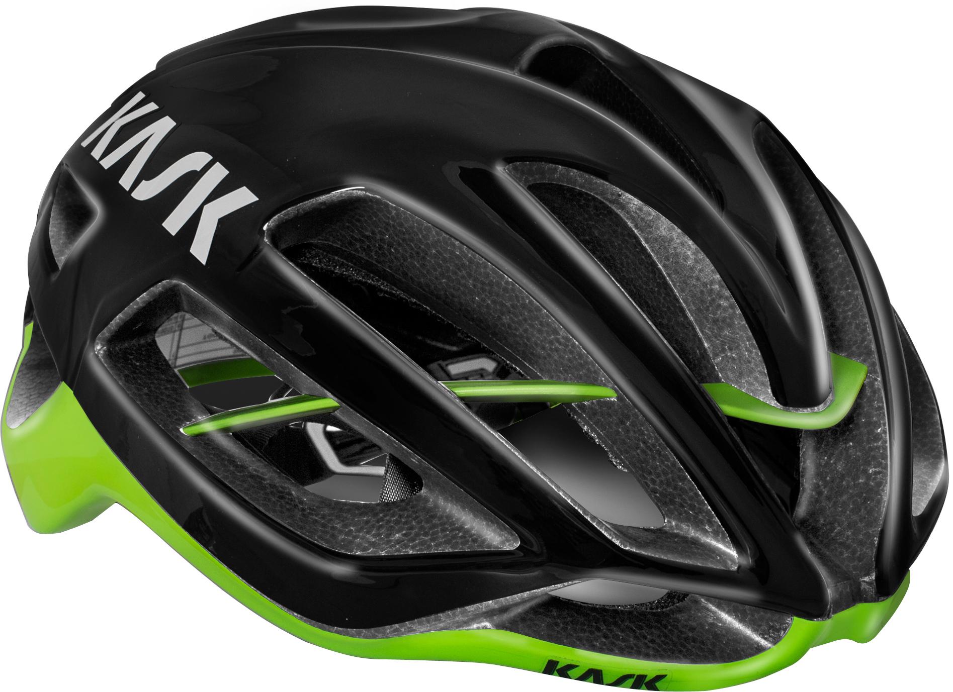 Click to view product details and reviews for Kask Protone Road Helmet Black Lime.