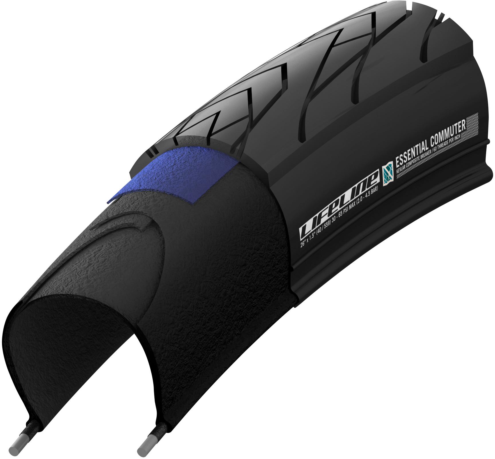 Click to view product details and reviews for Lifeline Essential Commuter 26 Tyre Black.