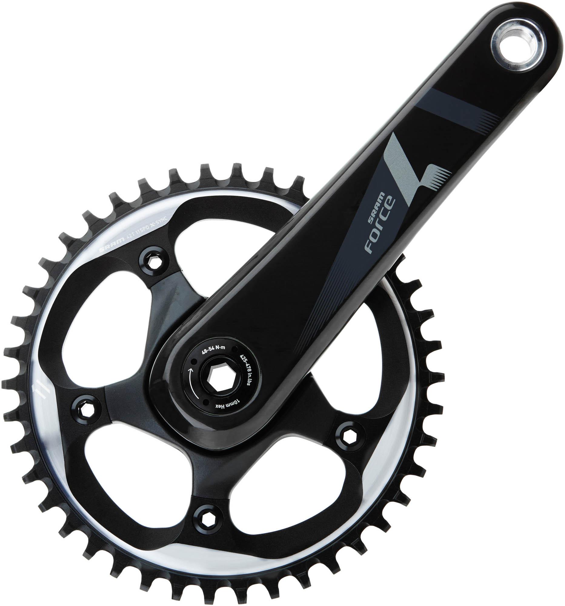 Click to view product details and reviews for Sram Force 1 11 Speed Single Chainset Gxp Black.