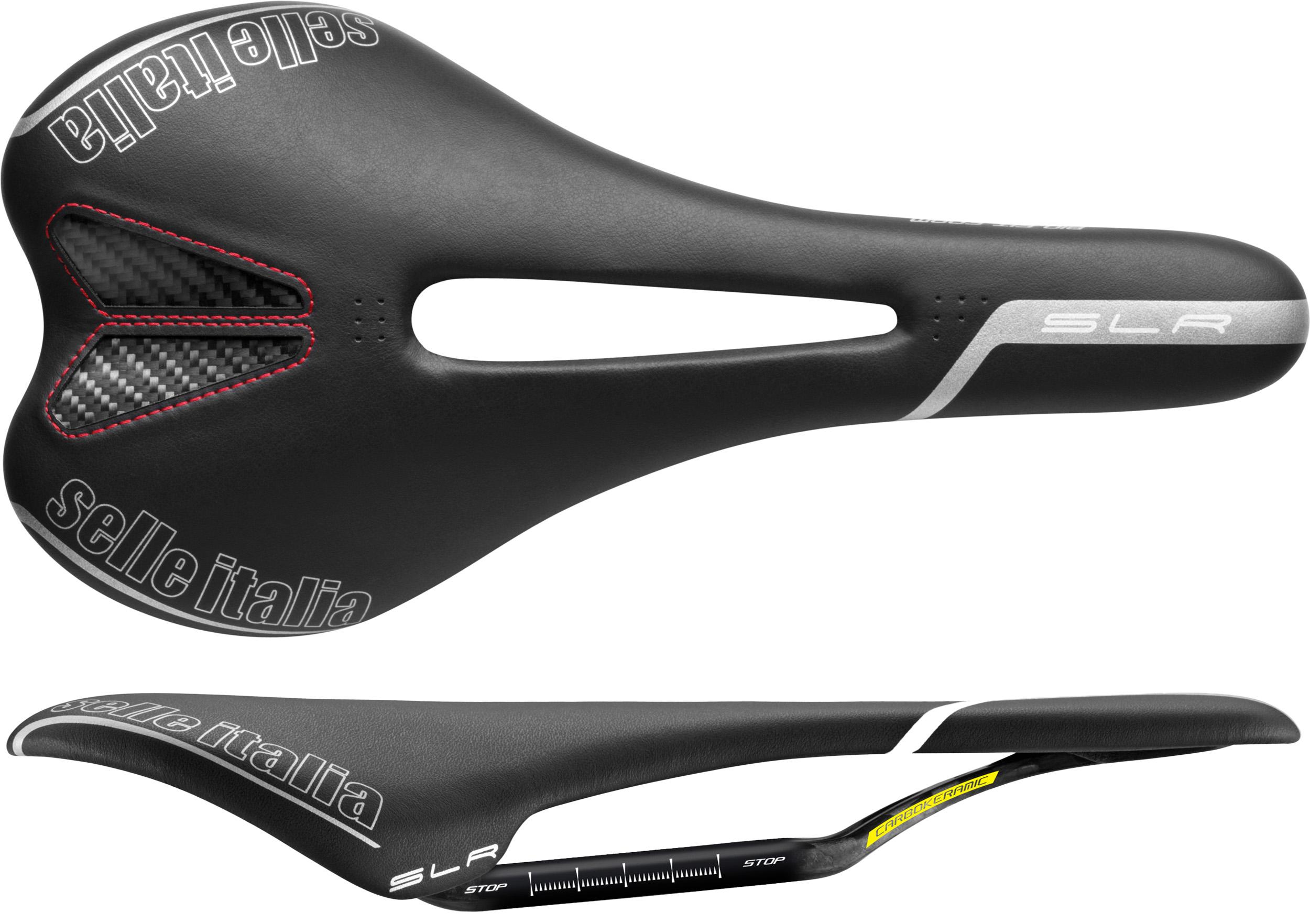 Selle Italia SLR Kit Carbonio Flow Saddle with Carbon Rails