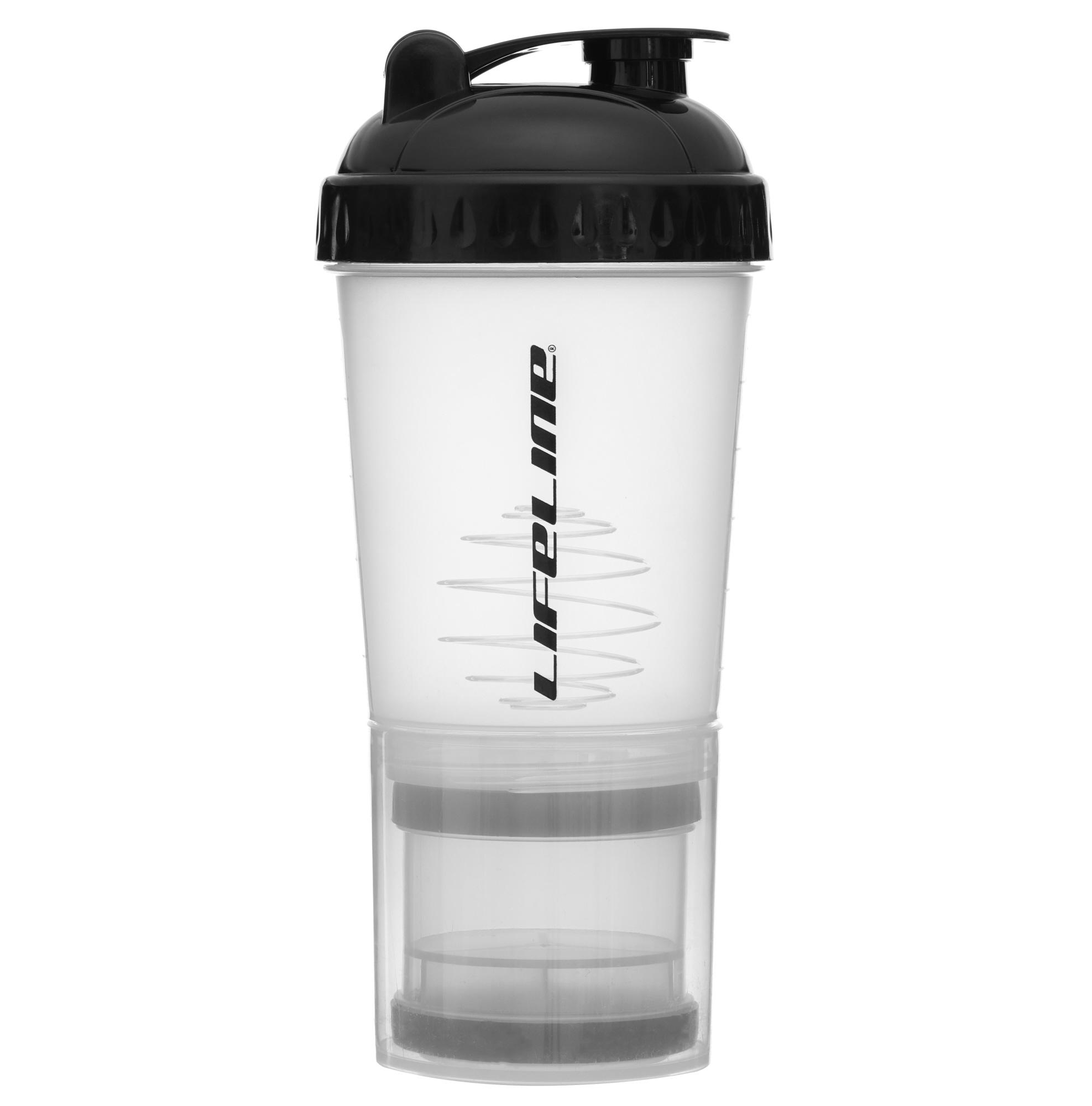 LifeLine Shaker Bottle with Storage Compartment