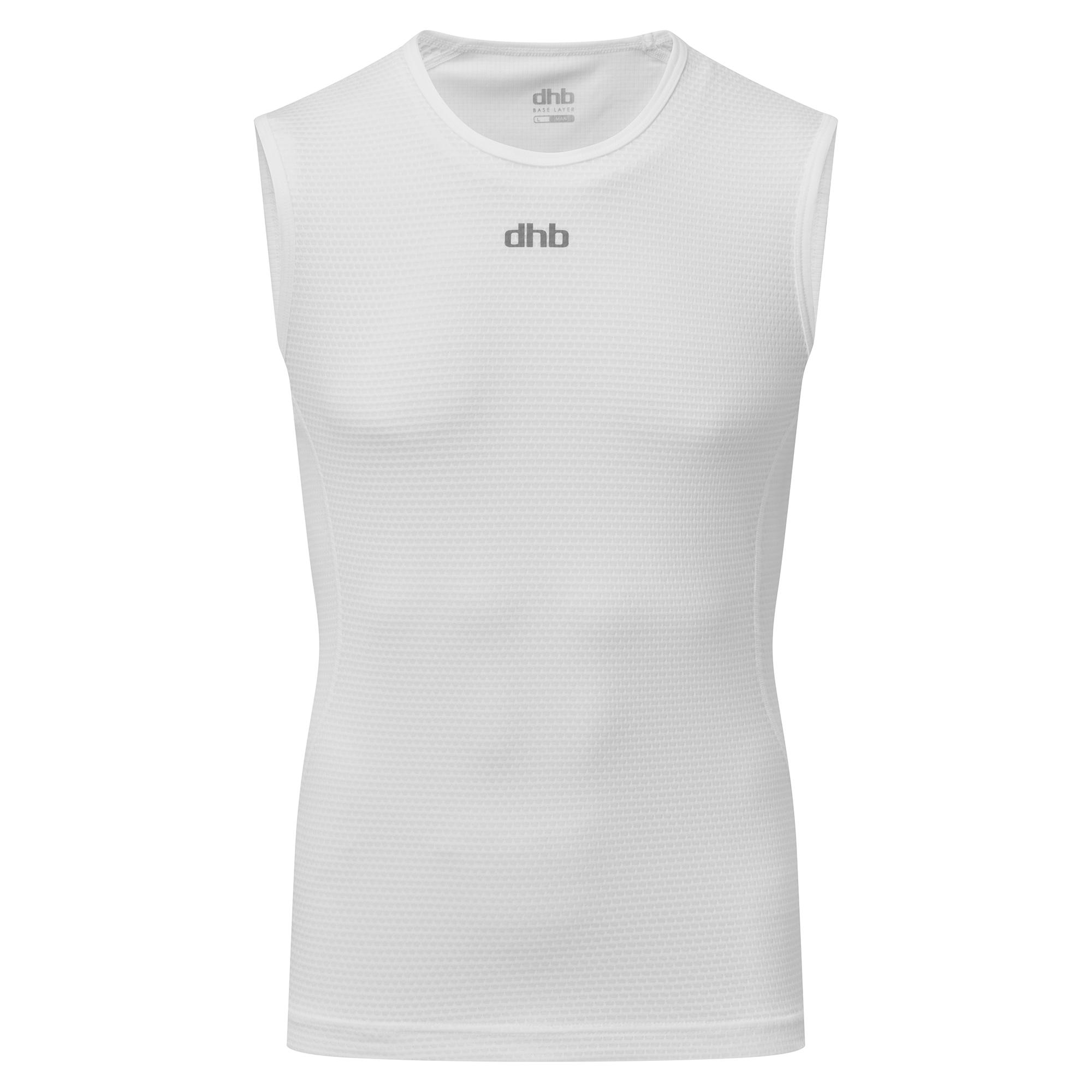Click to view product details and reviews for Dhb Mens Lightweight Mesh Sleeveless Baselayer White.