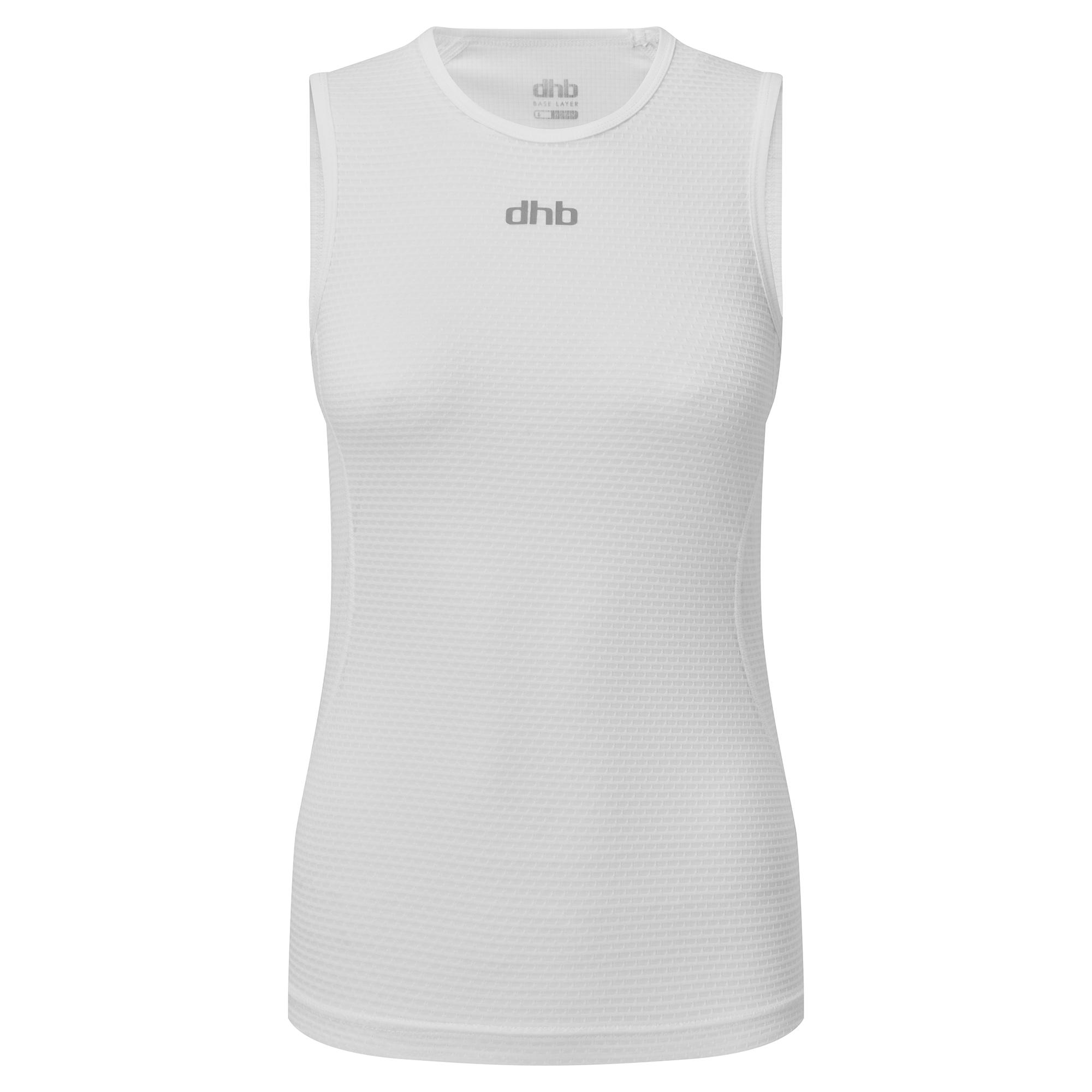 Click to view product details and reviews for Dhb Womens Lightweight Mesh Sleeveless Baselayer White.