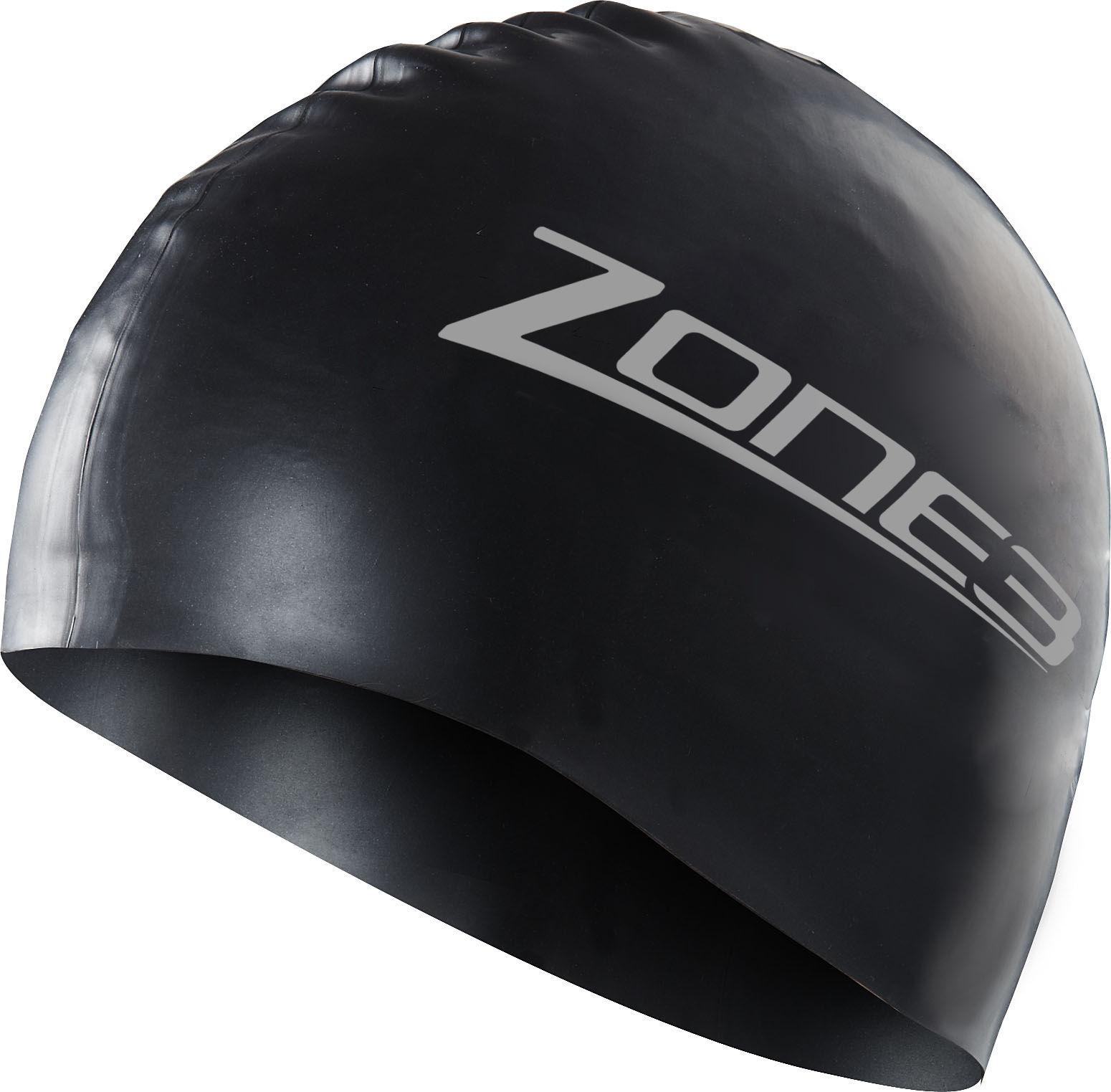 Image of Bonnet de natation Zone3 (silicone) - Black