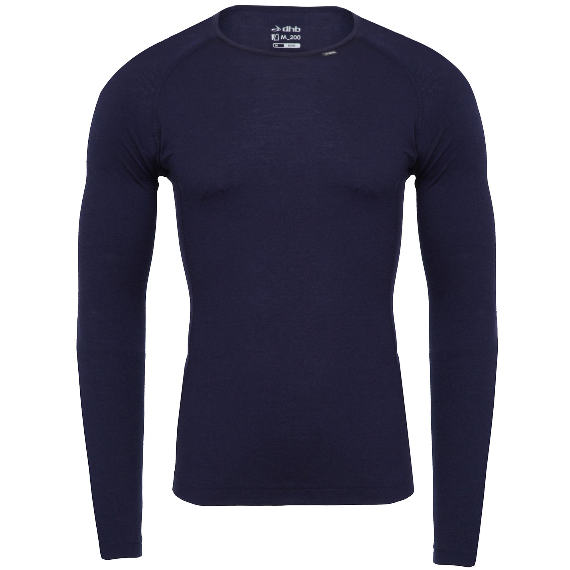Click to view product details and reviews for Dhb Mens Merino Long Sleeve Base Layer M 200 Navy.