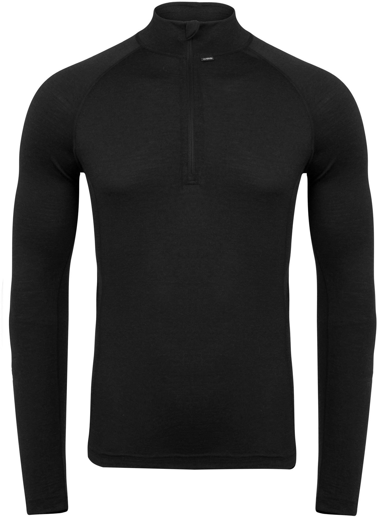 Click to view product details and reviews for Dhb Mens Merino Long Sleeve Zip Neck Base Layer M 200 Dark Grey.