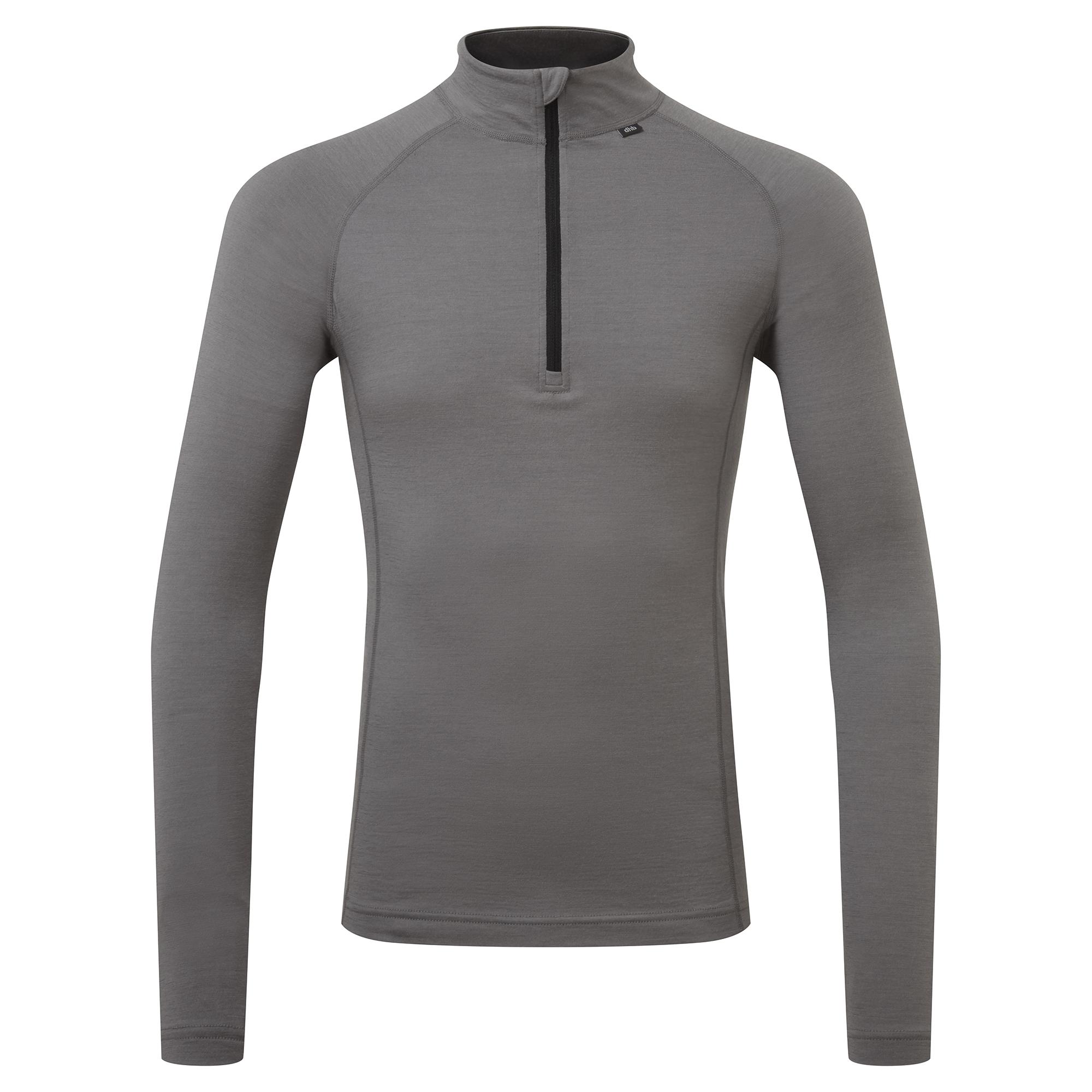 Click to view product details and reviews for Dhb Mens Merino Long Sleeve Zip Neck Base Layer M 200 Grey.