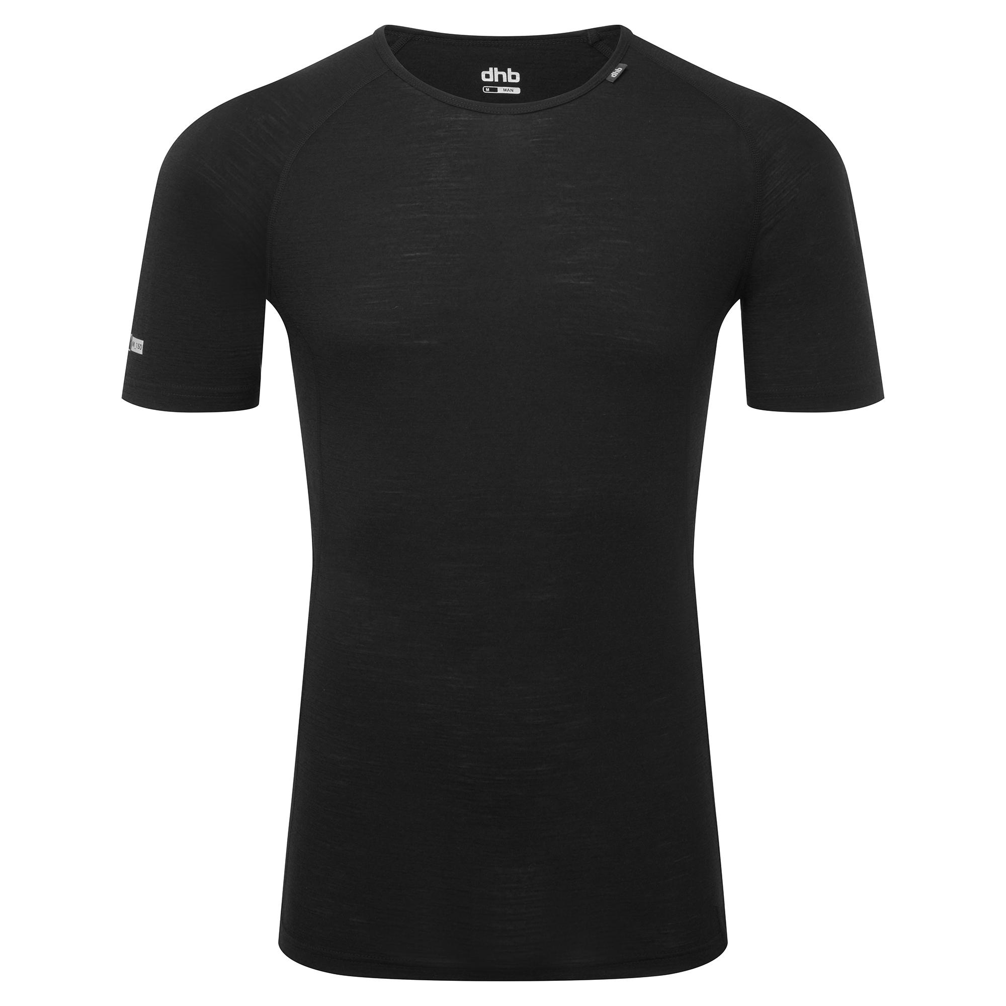 Click to view product details and reviews for Dhb Mens Merino Short Sleeve Base Layer M 150 Black.