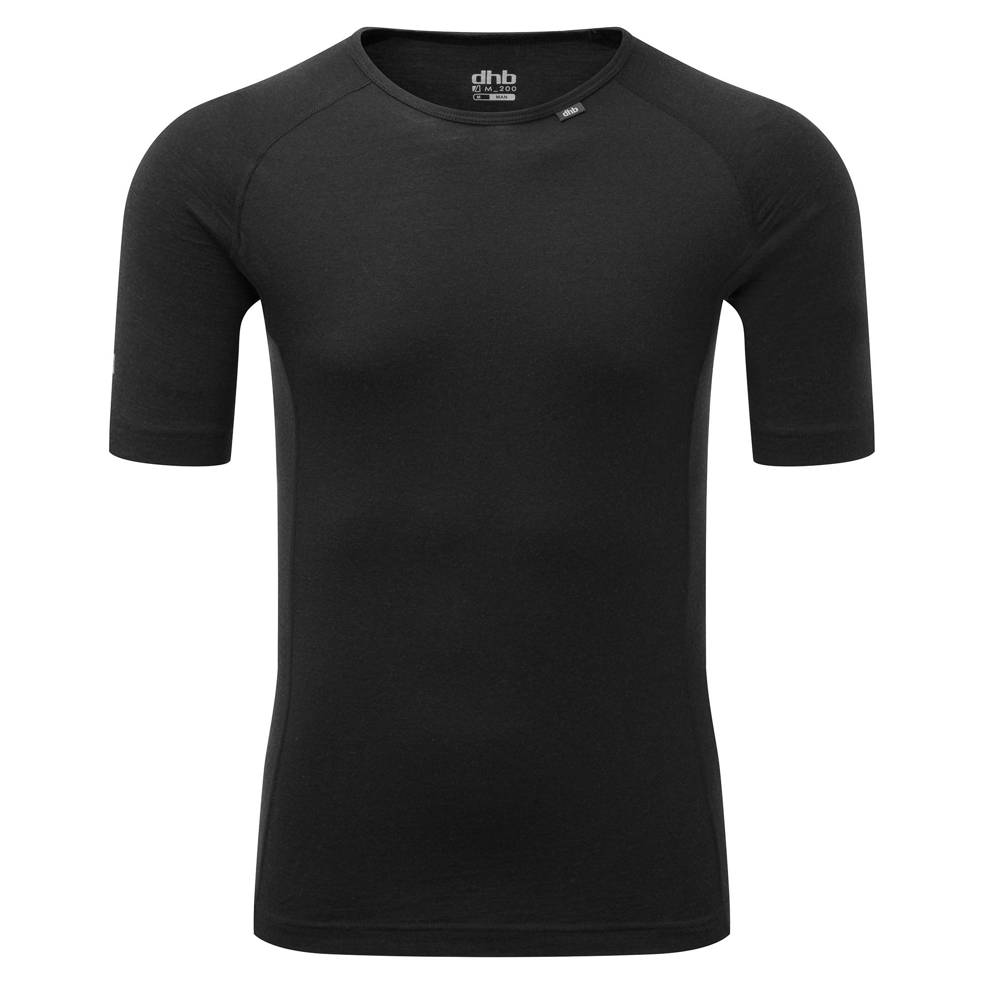 Click to view product details and reviews for Dhb Mens Merino Short Sleeve Base Layer M 200 Dark Grey.