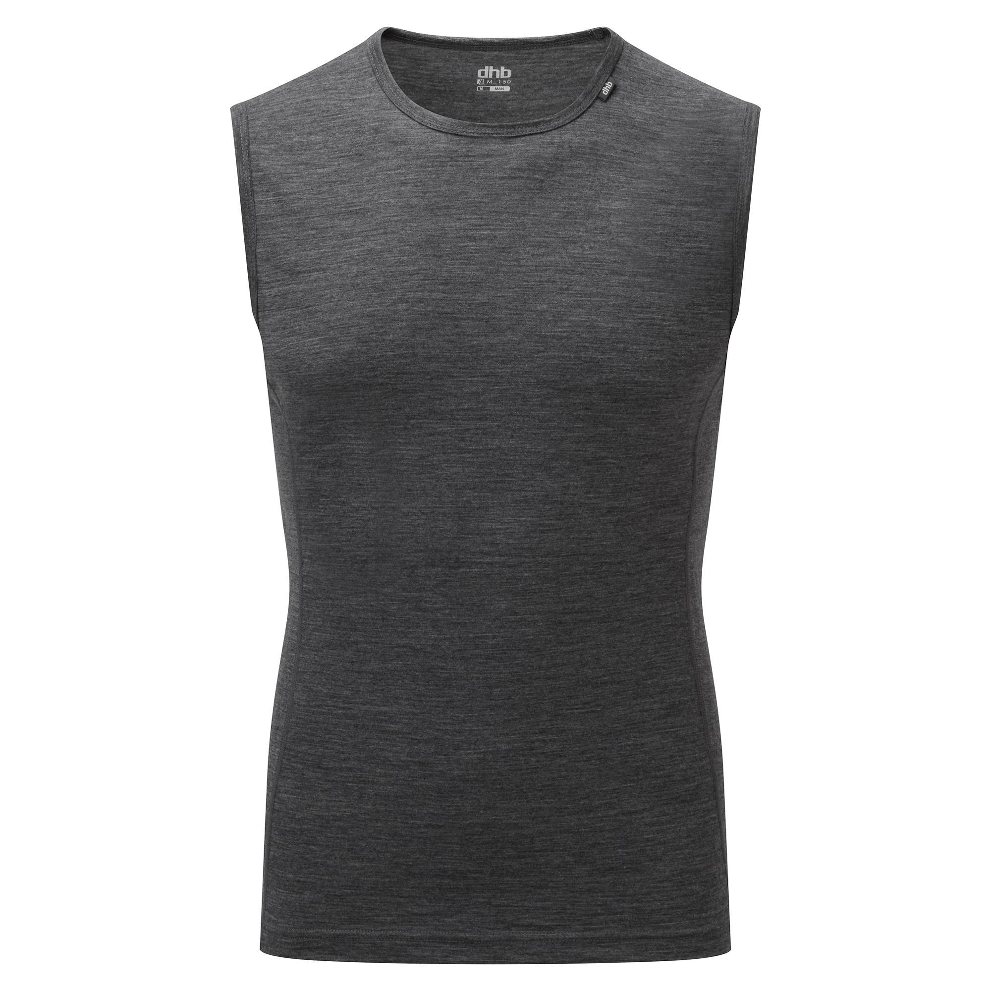 Click to view product details and reviews for Dhb Mens Merino Sleeveless Base Layer M 150 Grey Marl.