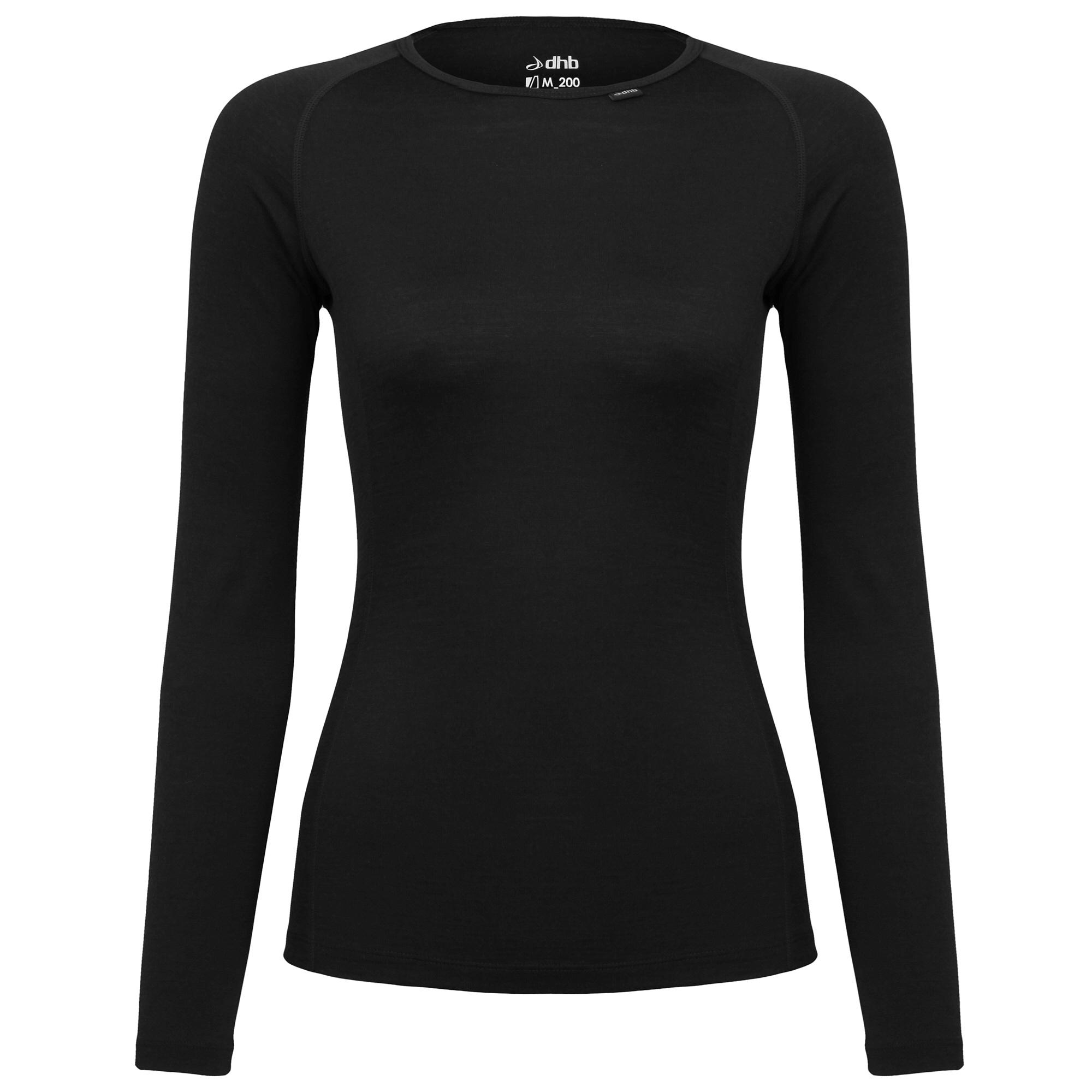 Click to view product details and reviews for Dhb Womens Merino Long Sleeve Base Layer M 200 Dark Grey.