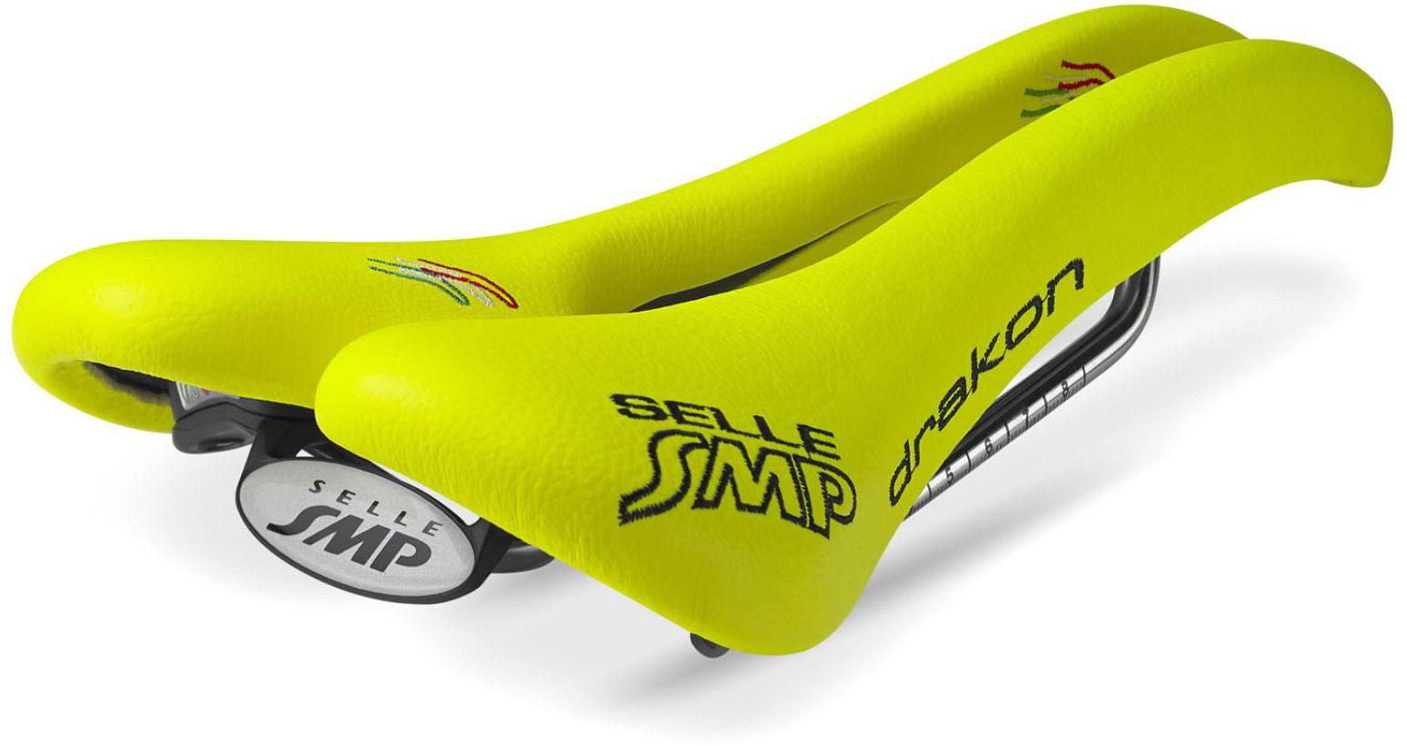 Image of Selle Selle SMP Drakon (noire) - Fluo Yellow