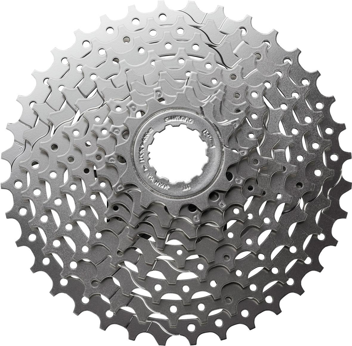 Click to view product details and reviews for Shimano Alivio 9 Speed Cassette Silver.
