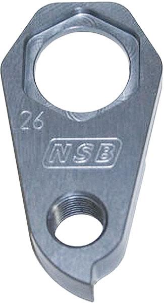 North Shore Billet CNC machined from 6061 T6 Aluminum Anodized pewter finish Weight: 0.05lbs Model: NSB DH0026 Trek | derailleur hanger