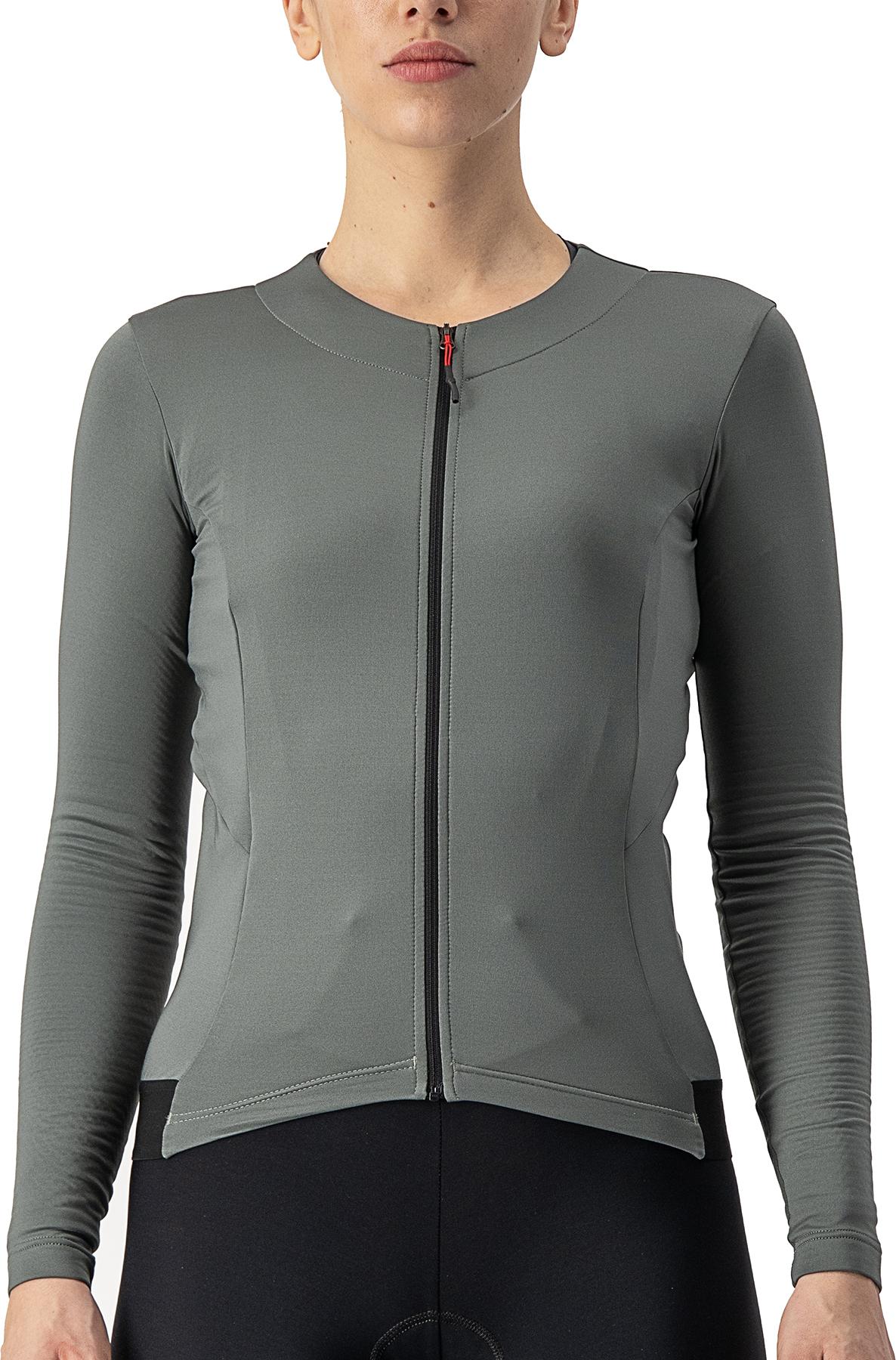 Click to view product details and reviews for Castelli Womens Fly Thermal Long Sleeve Jersey Urban Gray.
