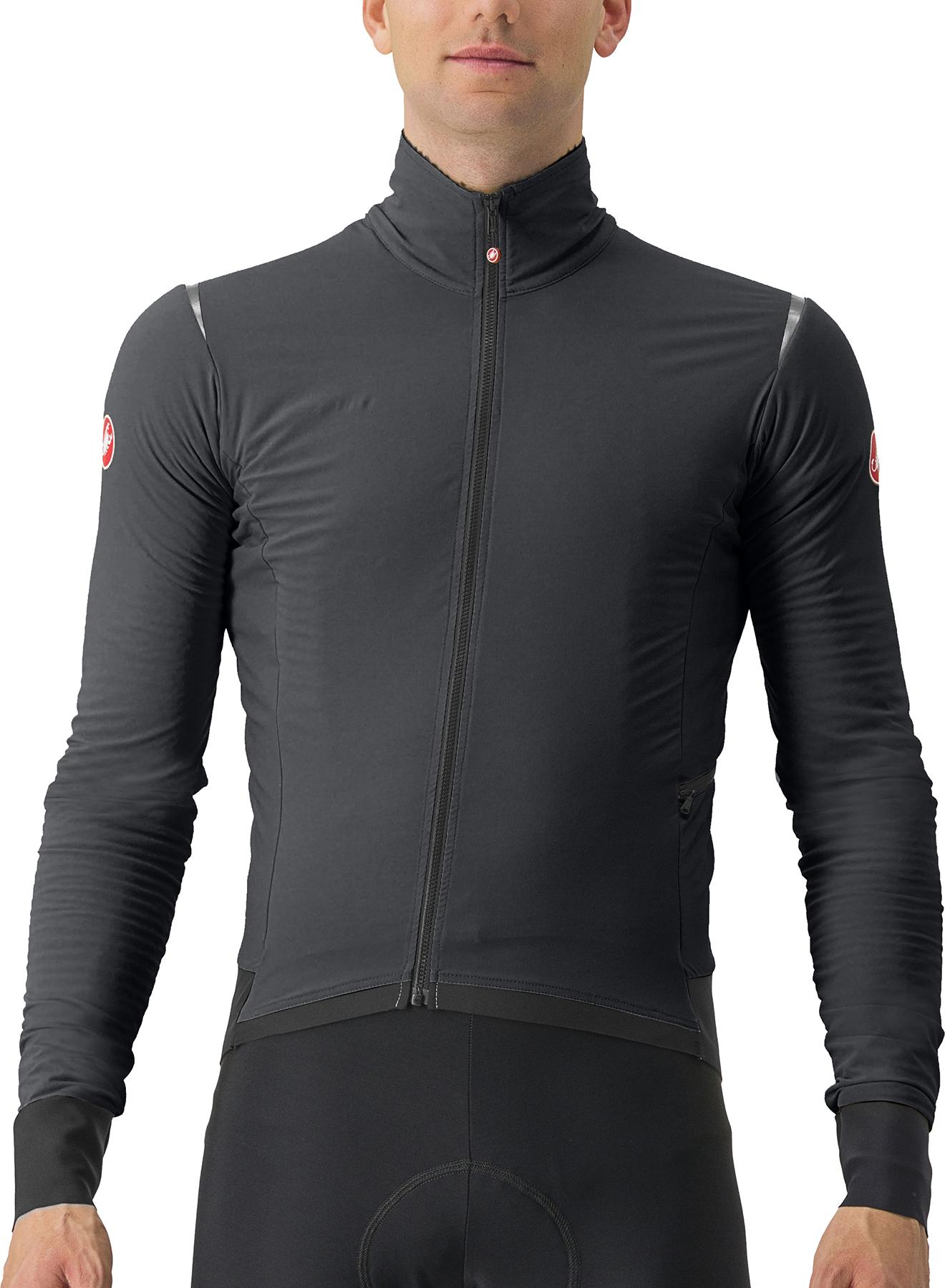 Click to view product details and reviews for Castelli Flight Alpha Jacket Light Black Silver Reflex Dark.