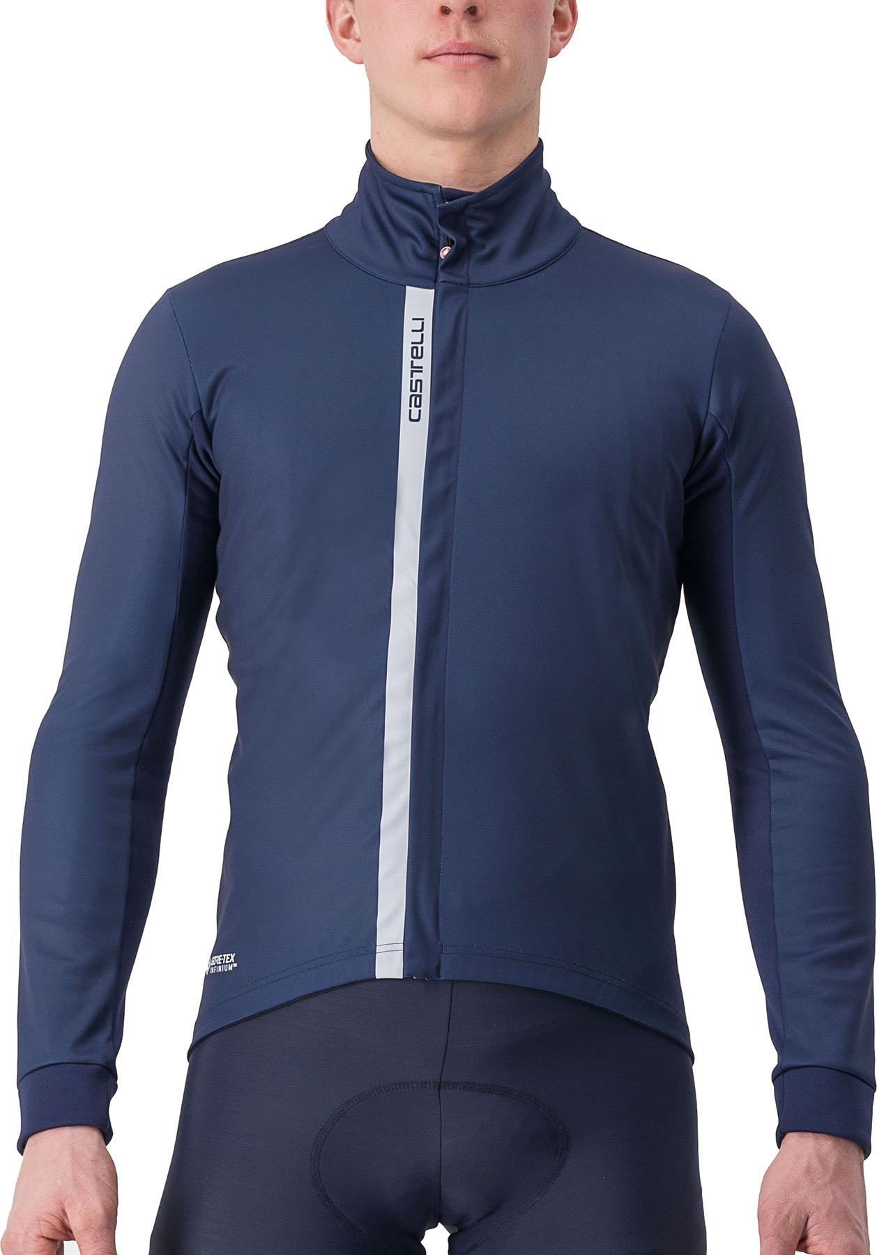 Click to view product details and reviews for Castelli Entrata Jacket Belgian Blue Silver.