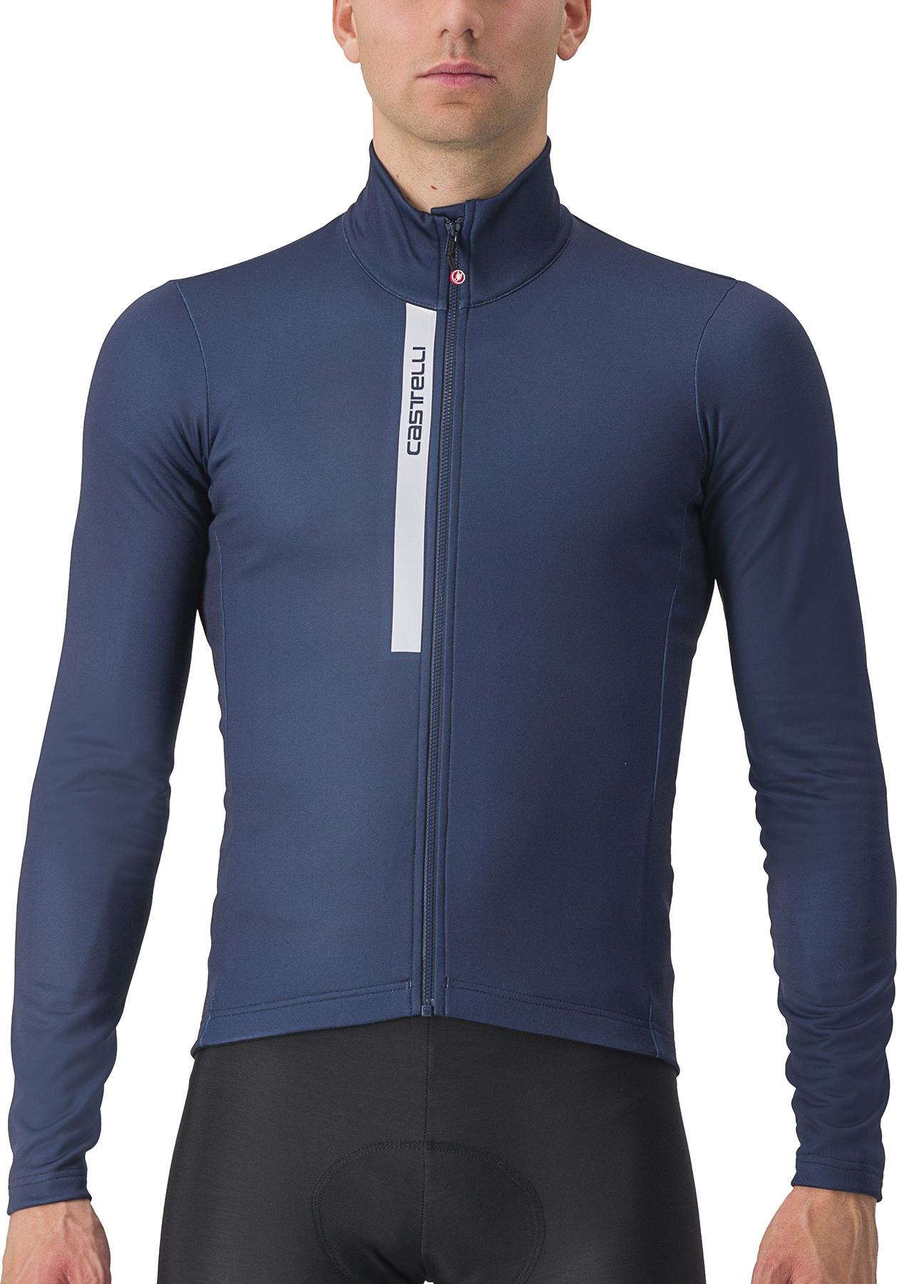 Click to view product details and reviews for Castelli Entrata Thermal Jersey Belgian Blue Silver Gray.