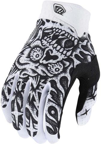 Click to view product details and reviews for Troy Lee Designs Air Gloves Skull Demon White Black.
