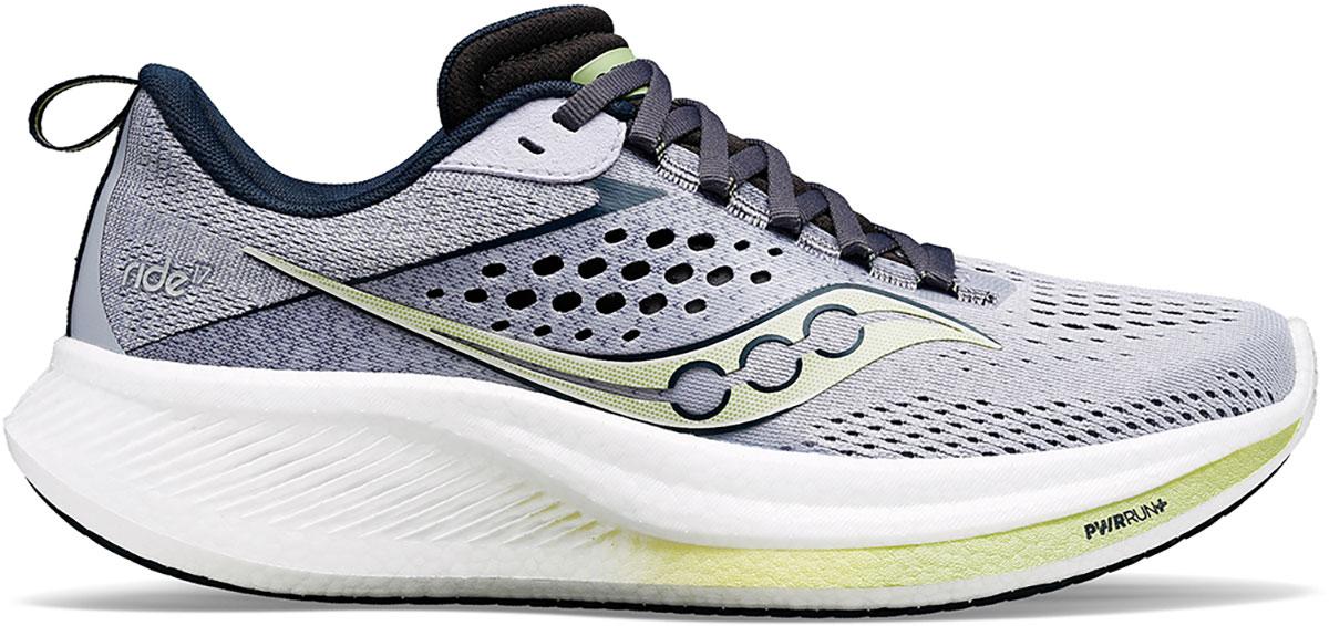 Click to view product details and reviews for Saucony Womens Ride 17 Wide Running Shoes Iris Navy.