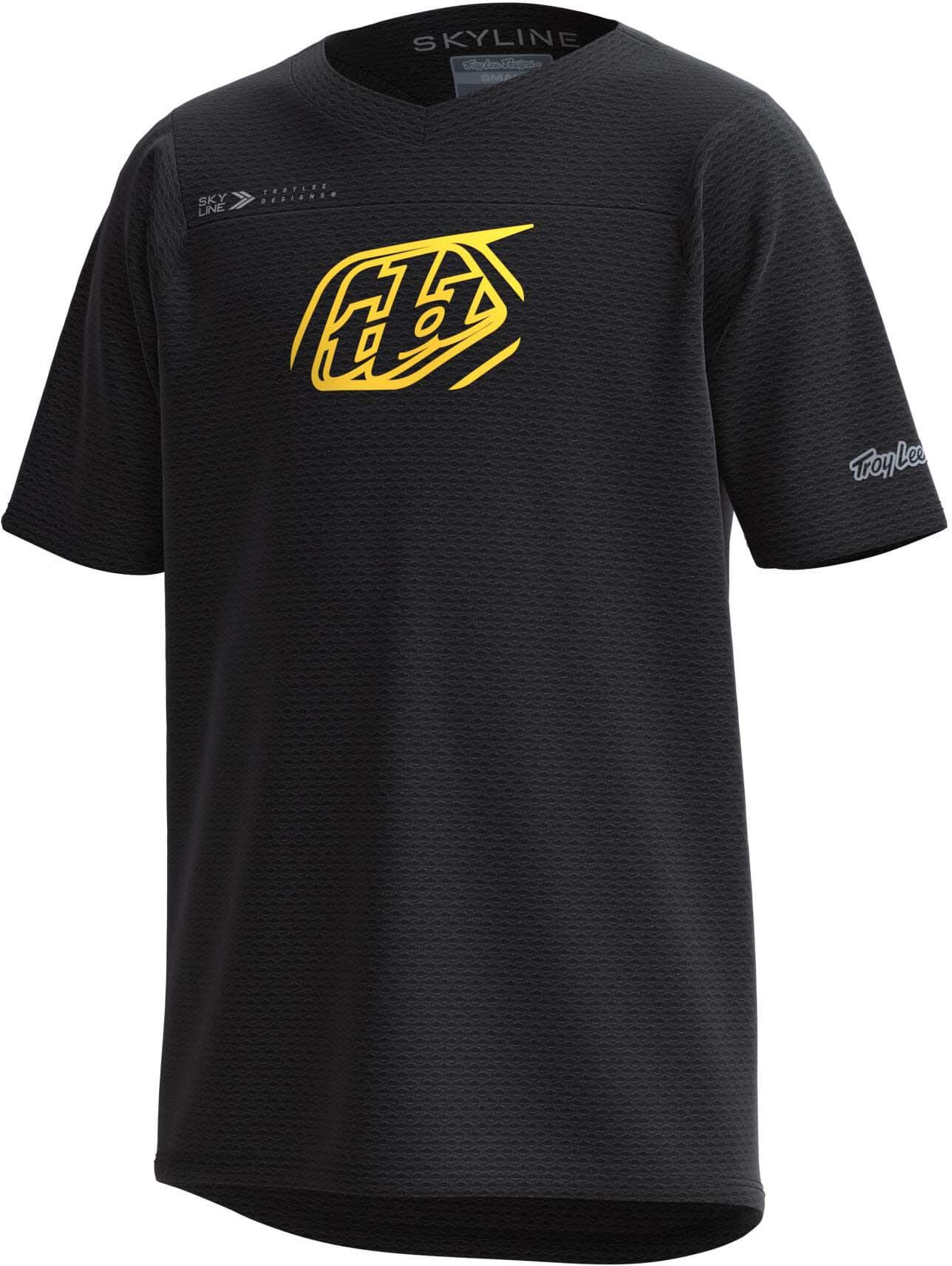 Click to view product details and reviews for Troy Lee Designs Youth Skyline Short Sleeve Jersey Iconic Iconic Black.
