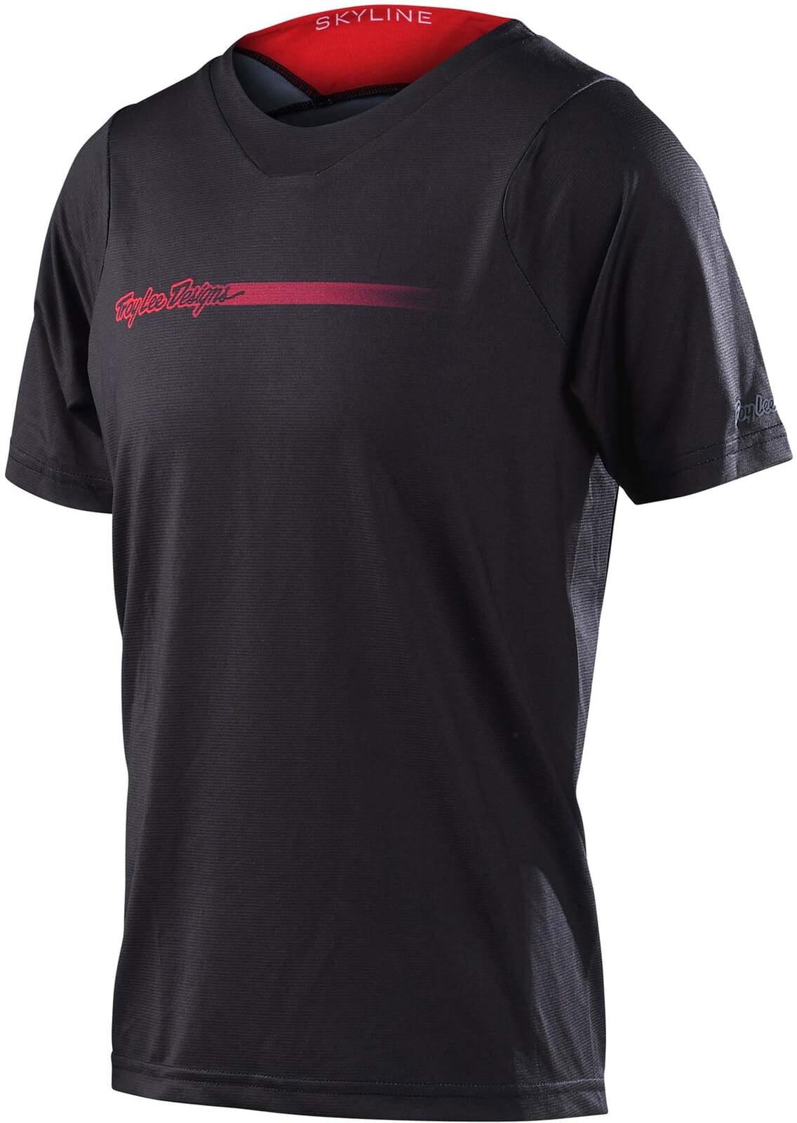 Click to view product details and reviews for Troy Lee Designs Youth Skyline Short Sleeve Jersey Channel Carbon.