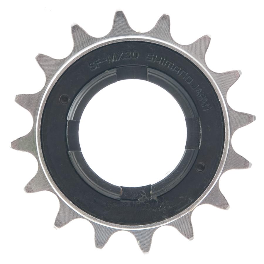 Click to view product details and reviews for Shimano Single Speed Freewheel Silver Black.