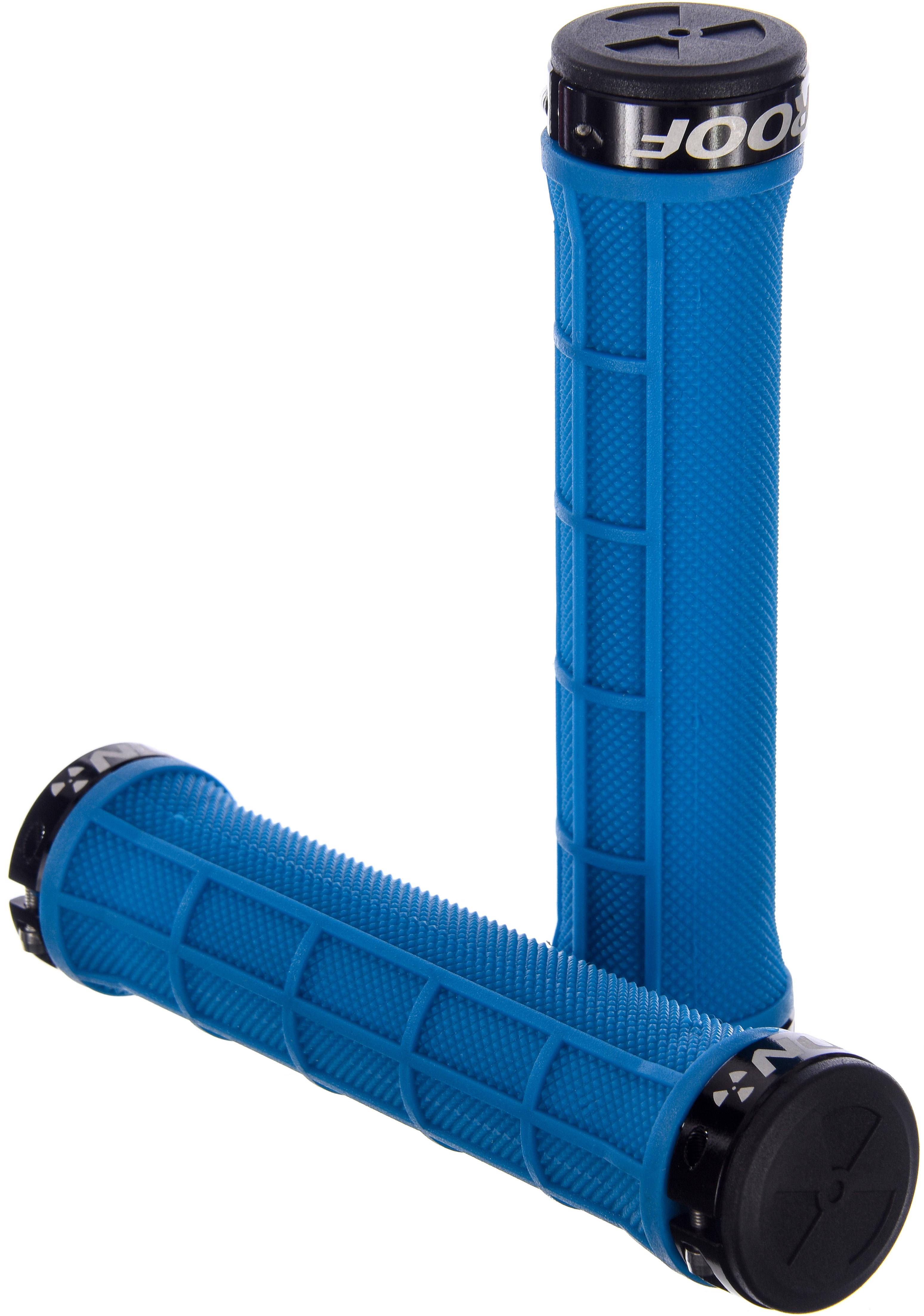 Click to view product details and reviews for Nukeproof Neutron Half Waffle Lock On Grips Blue.