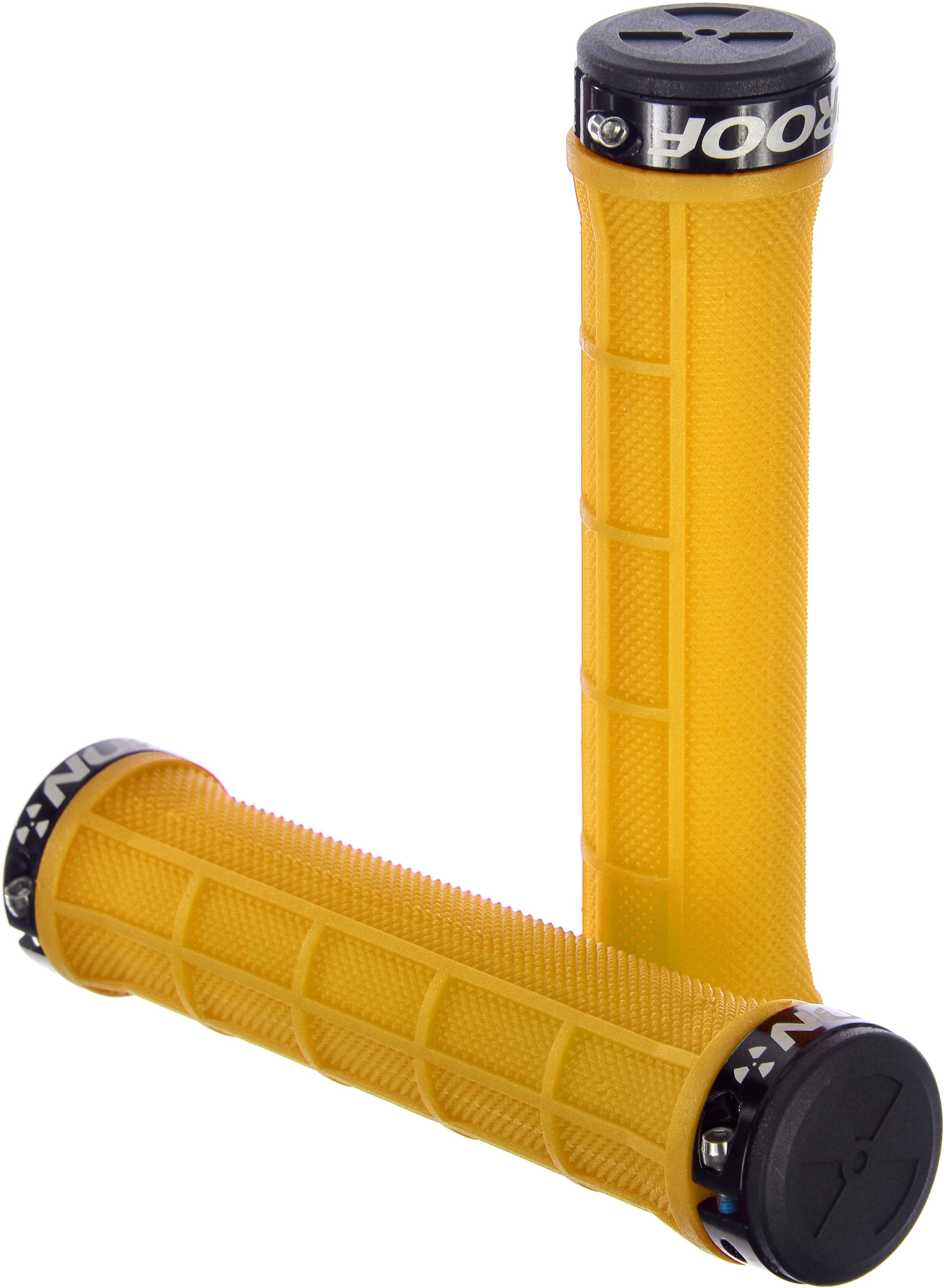 Click to view product details and reviews for Nukeproof Neutron Half Waffle Lock On Grips Yellow.