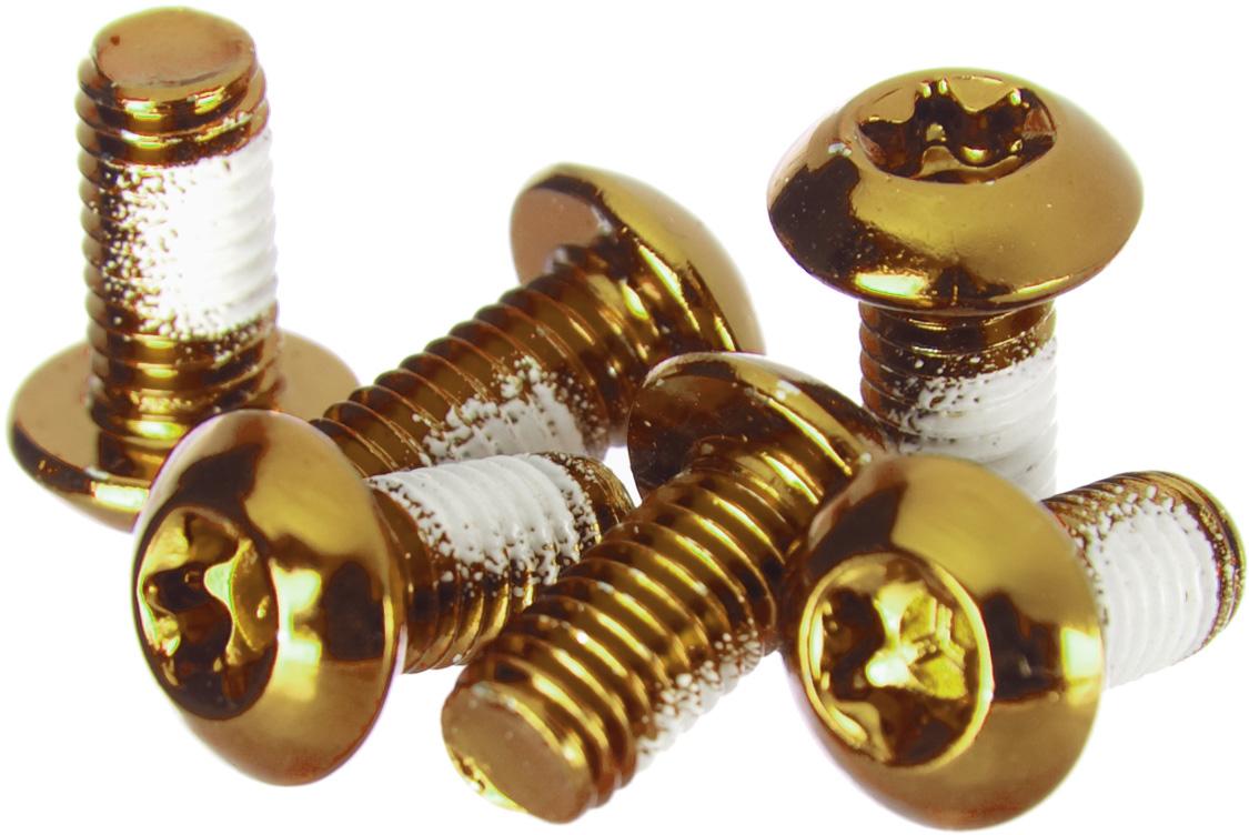 clarks steel anodised rotor bolts