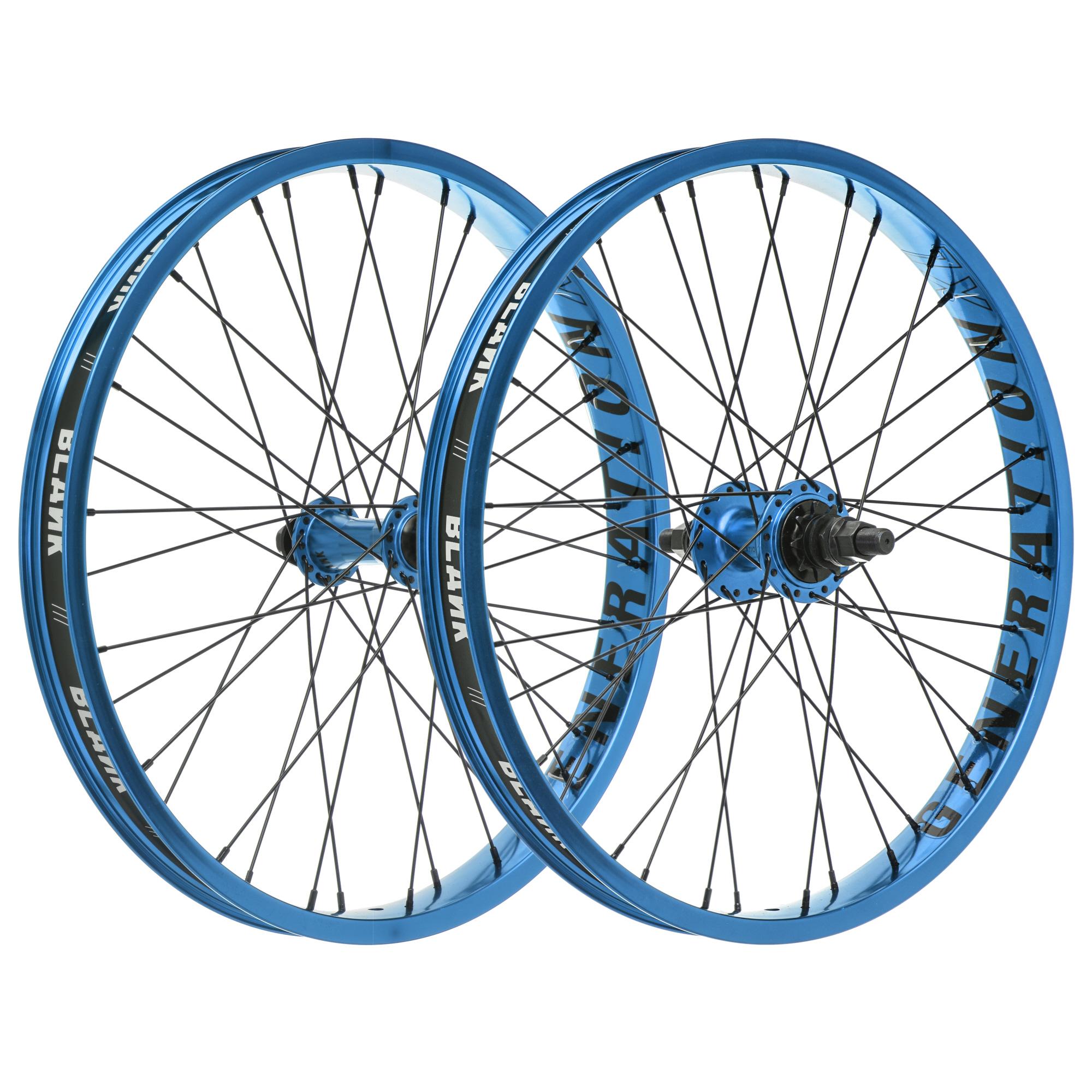Blank Generation XL BMX Wheelset, Blue review 8.7 / 10