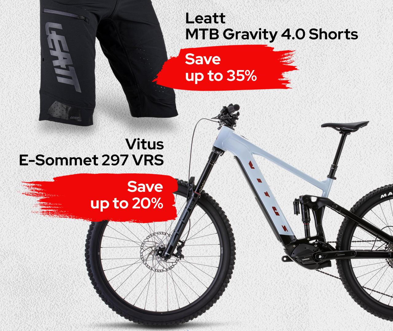 MTB Gravity 4.0 Shorts / Vitus E-Sommet 297 VRS Mountain Bike