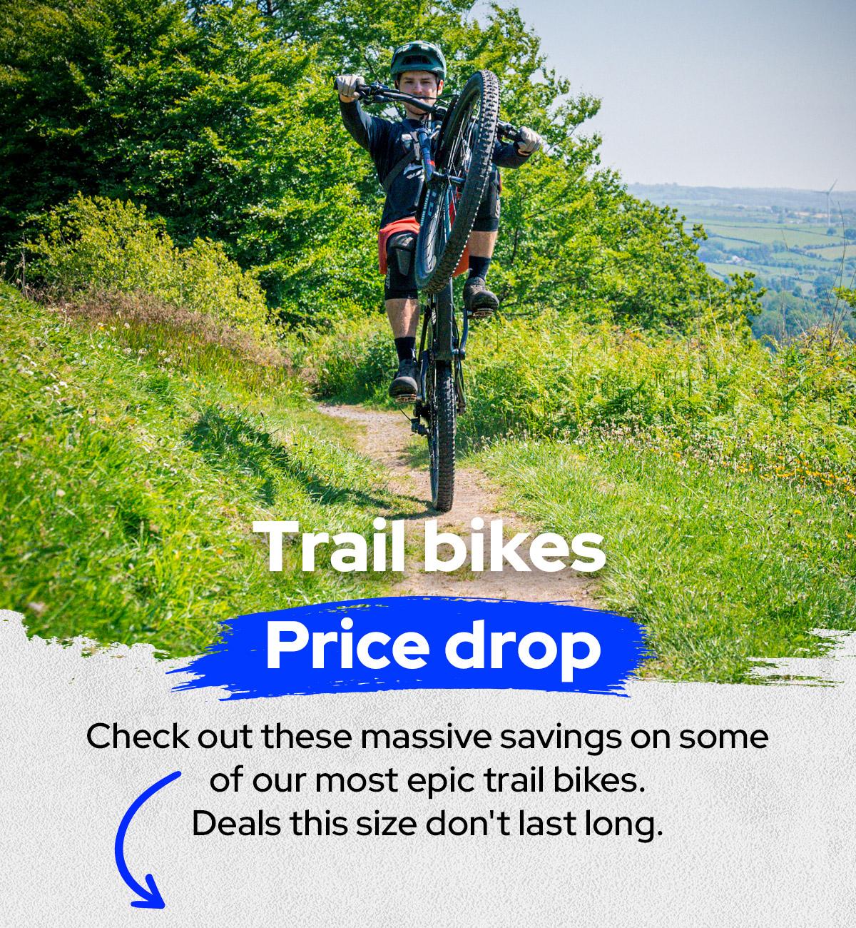 Trail bikes price drop