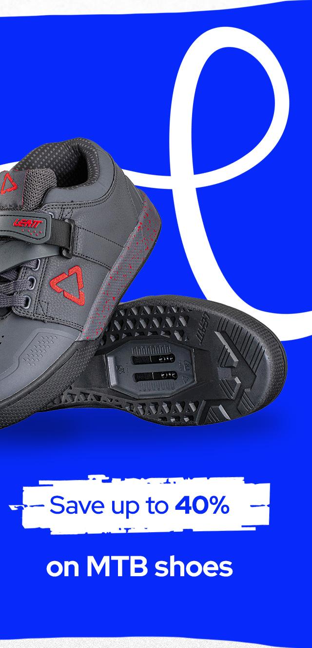 save up to 40% on MTB Shoes