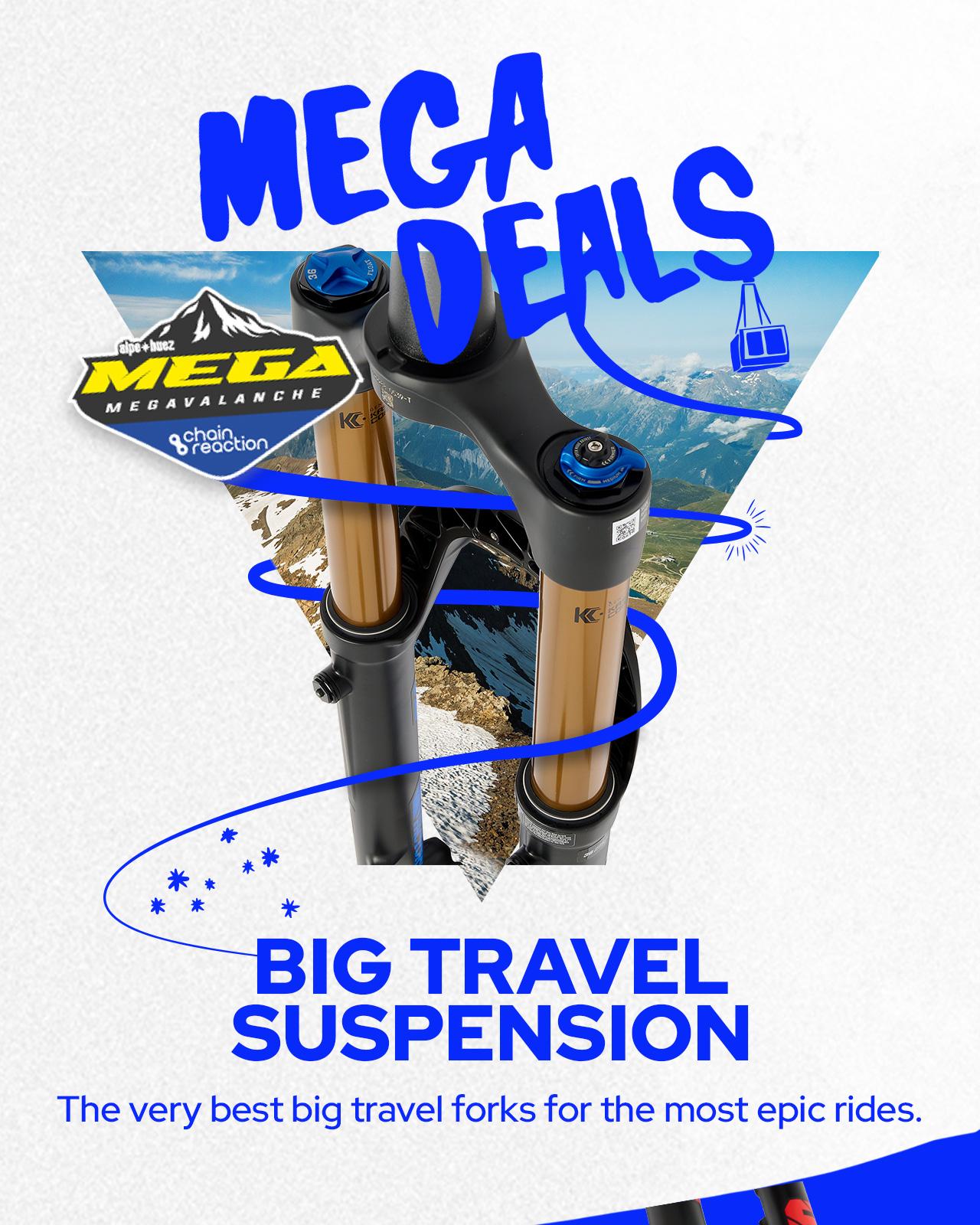 Big travel suspension