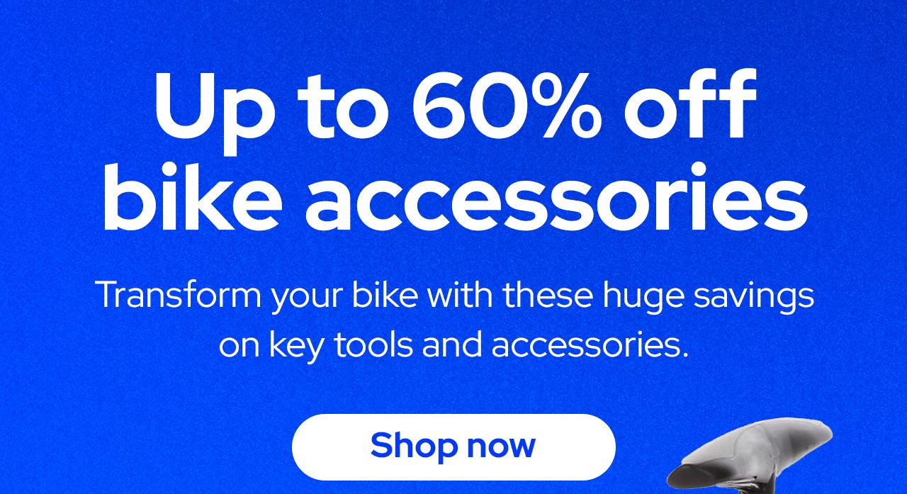 Up to 60% off bike accessories