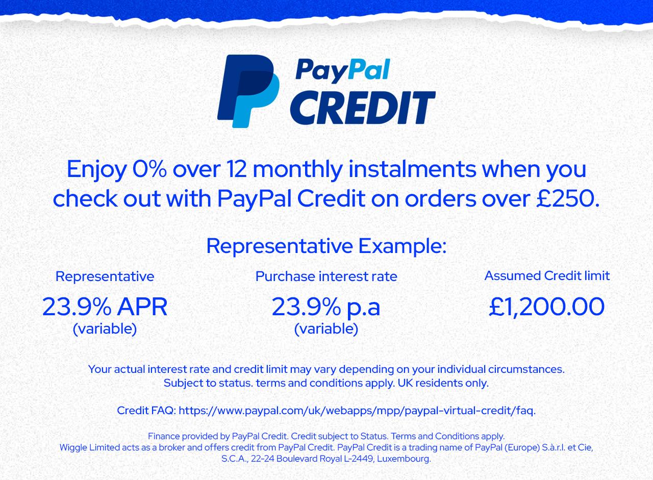 Spread the cost with PayPal