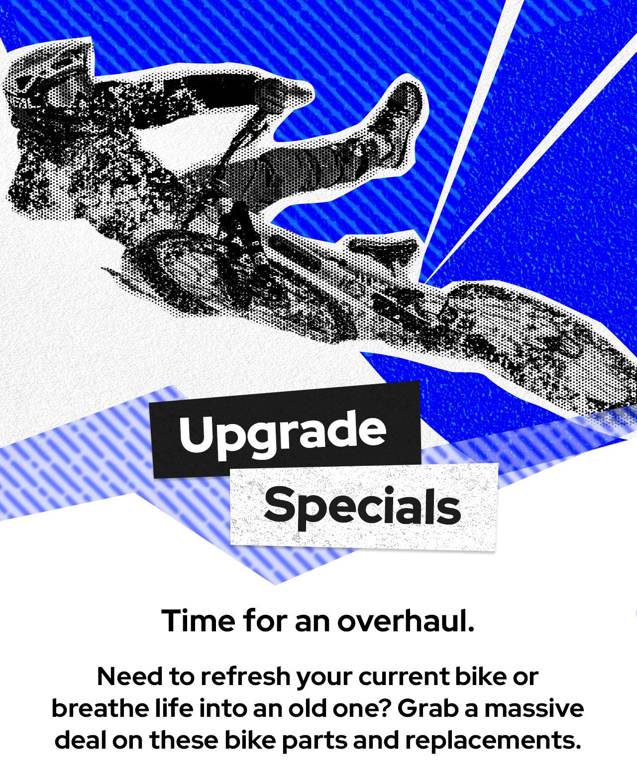 Need to refresh your current bike or breathe life into an old one? Grab a massive deal on these bike parts and replacements