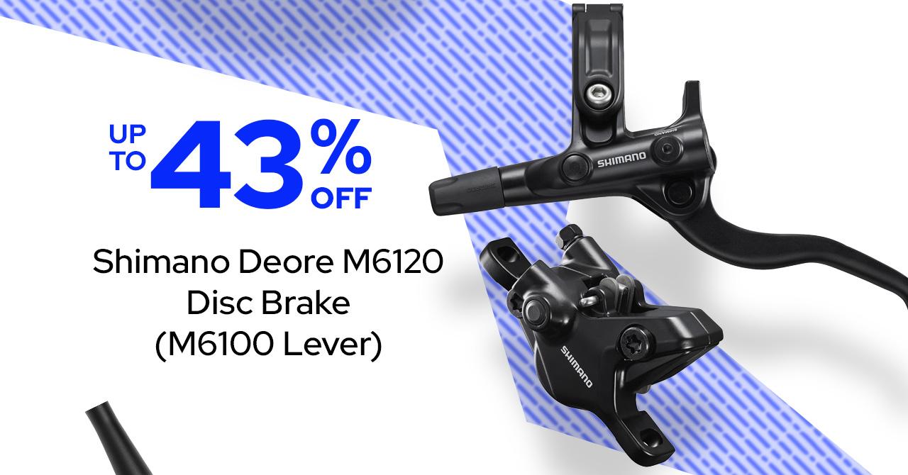 Shimano Deore M6120 Disc Brake (M6100 Lever)