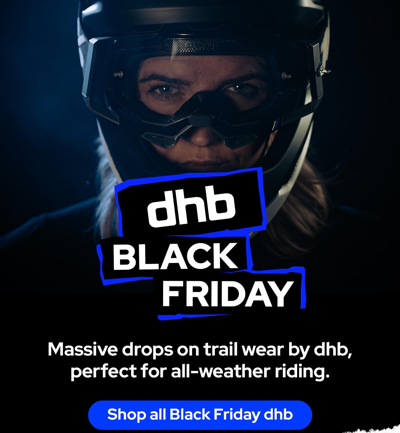 Massive drops on trail wear by dhb, perfect for all-weather riding