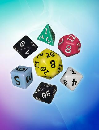 Dungeons & Dragons: Accessible Adventures—Disability Pride Digital Dice Set