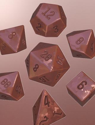 Blacksmith's Dice Pack: Copper