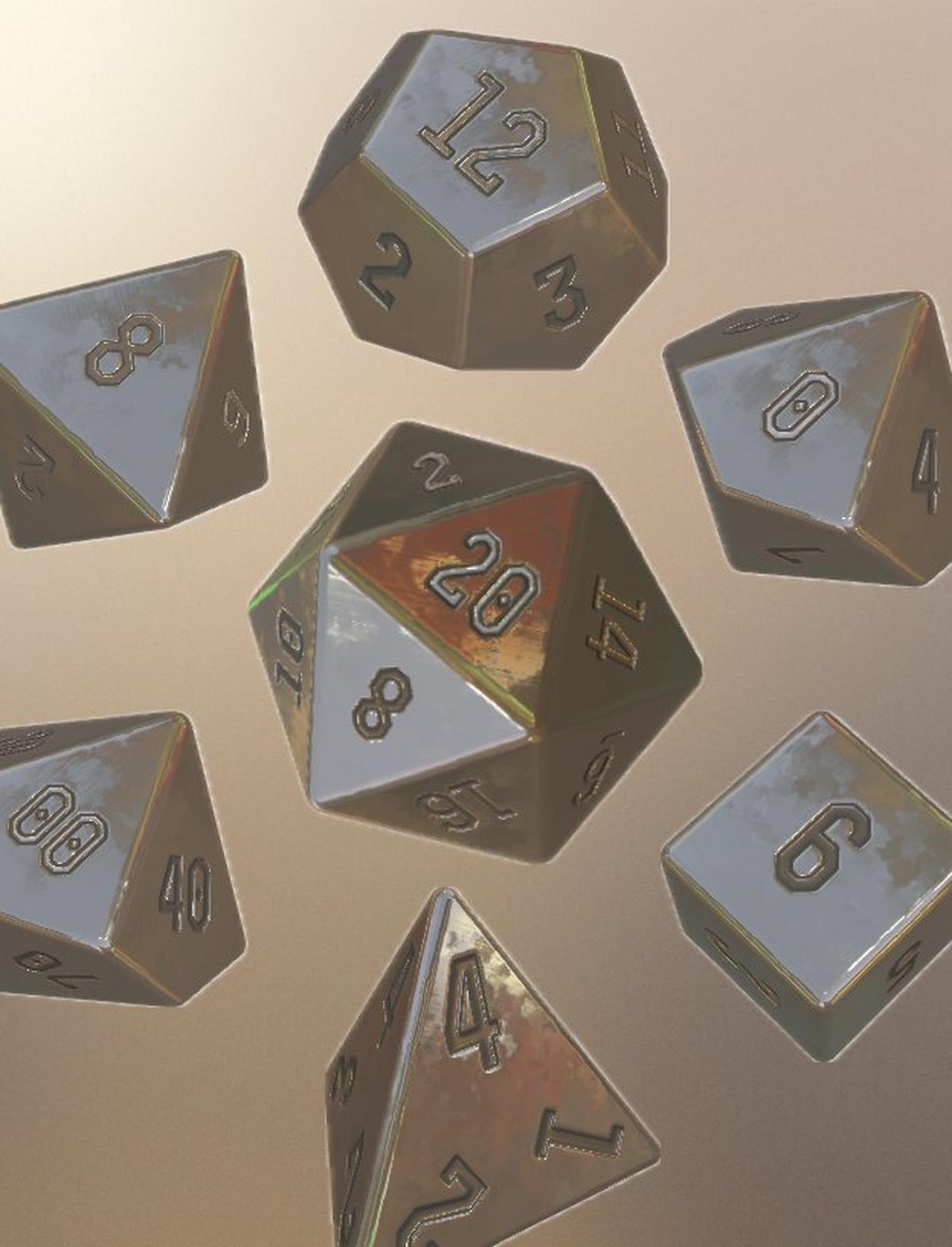 Blacksmith's Dice Pack: Electrum