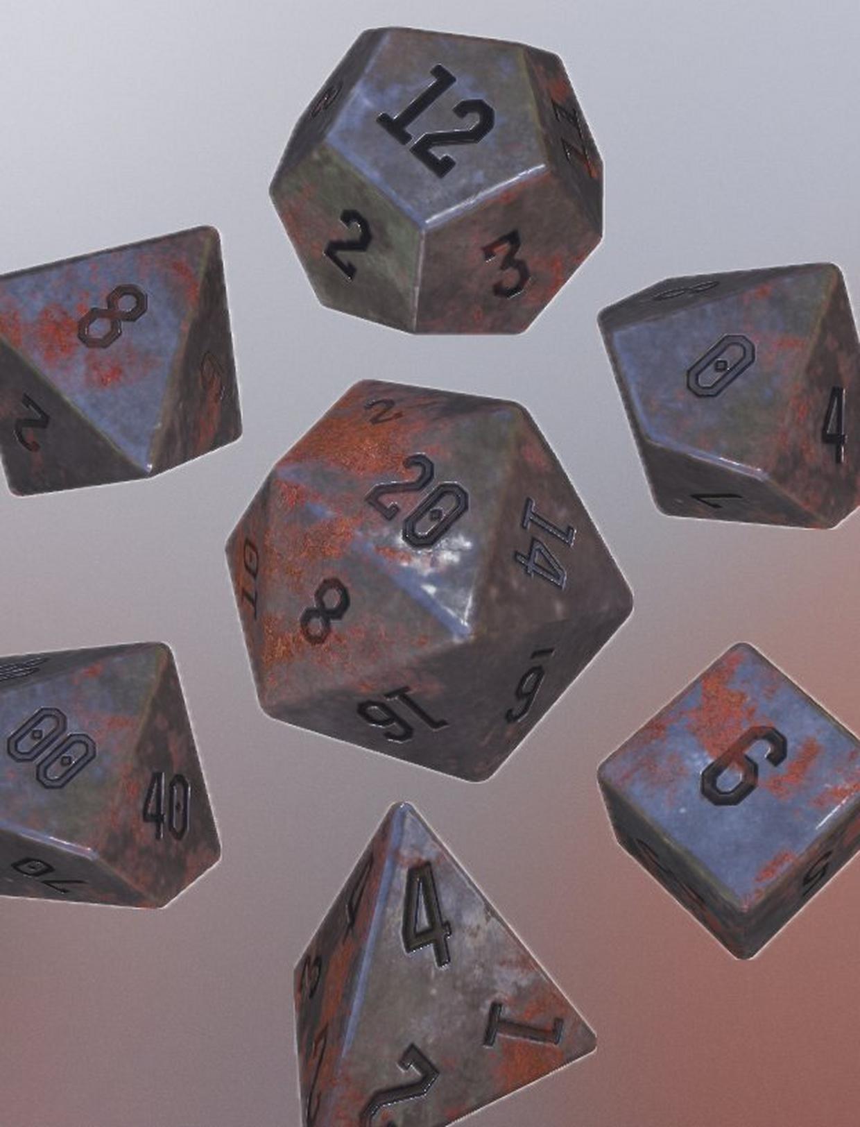 Blacksmith's Dice Pack: Iron