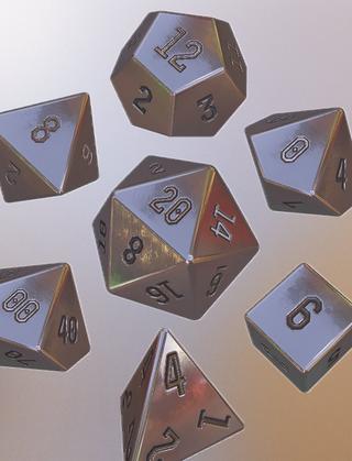 Blacksmith's Dice Pack: Platinum