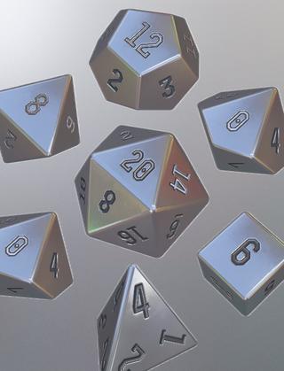 Blacksmith's Dice Pack: Silver