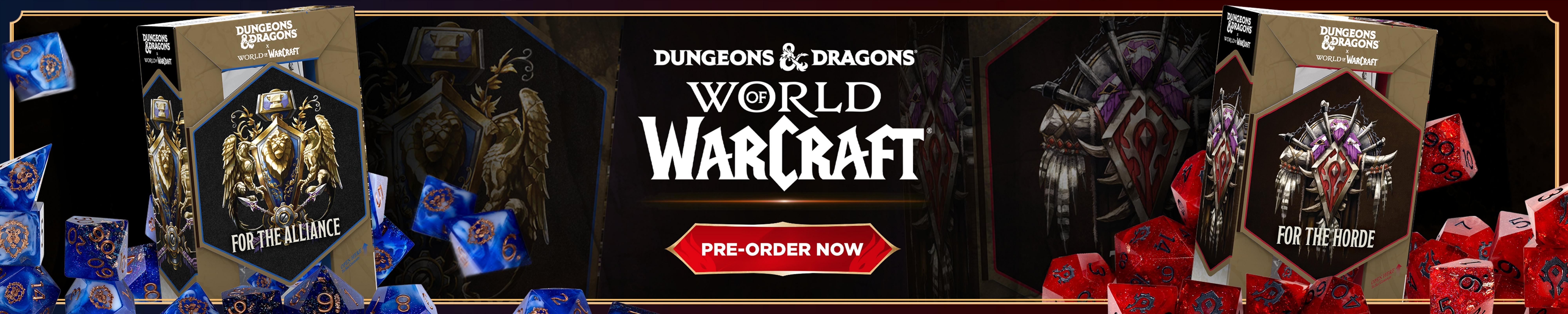 Dungeons & Dragons World of Warcraft - Pre-Order Banner