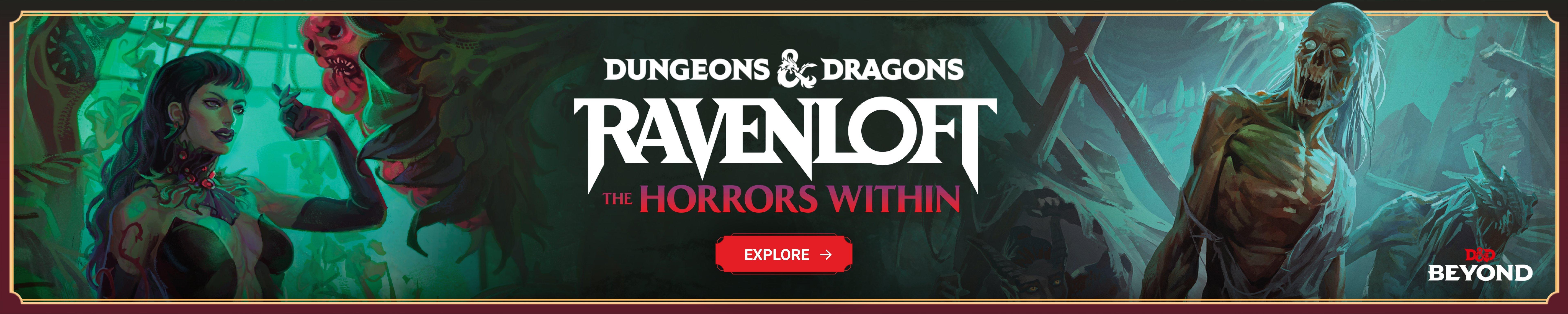 Ravenloft The Horrors Within billboard hero banner