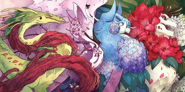 Floral Dragons: Blossoming with Botanical Beauty and Draconic Danger